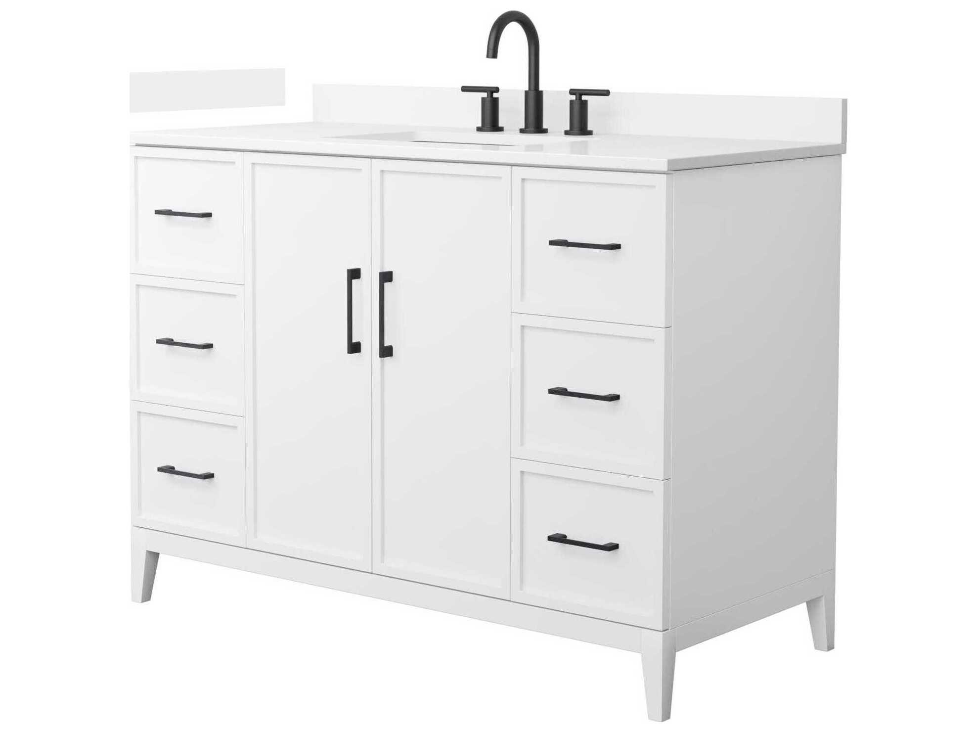 Wyndham Collection Elan 48" White Vanity