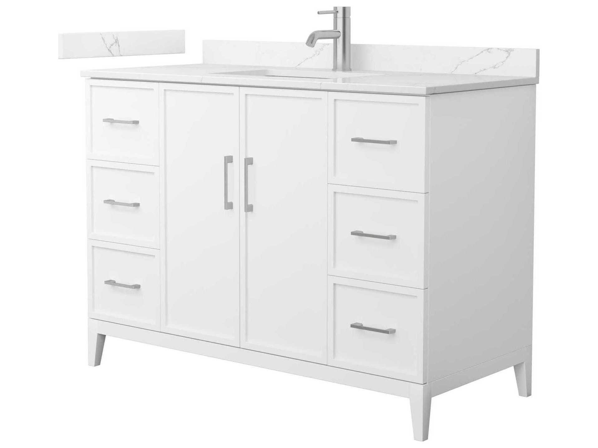 Wyndham Collection Elan 48" White Vanity