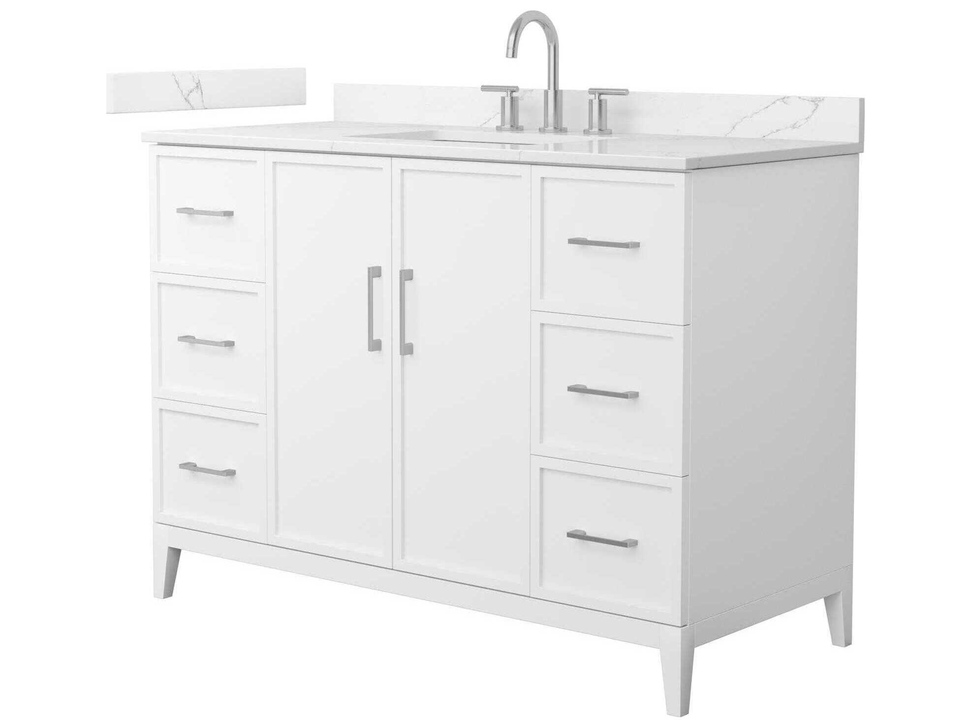 Wyndham Collection Elan 48" White Vanity