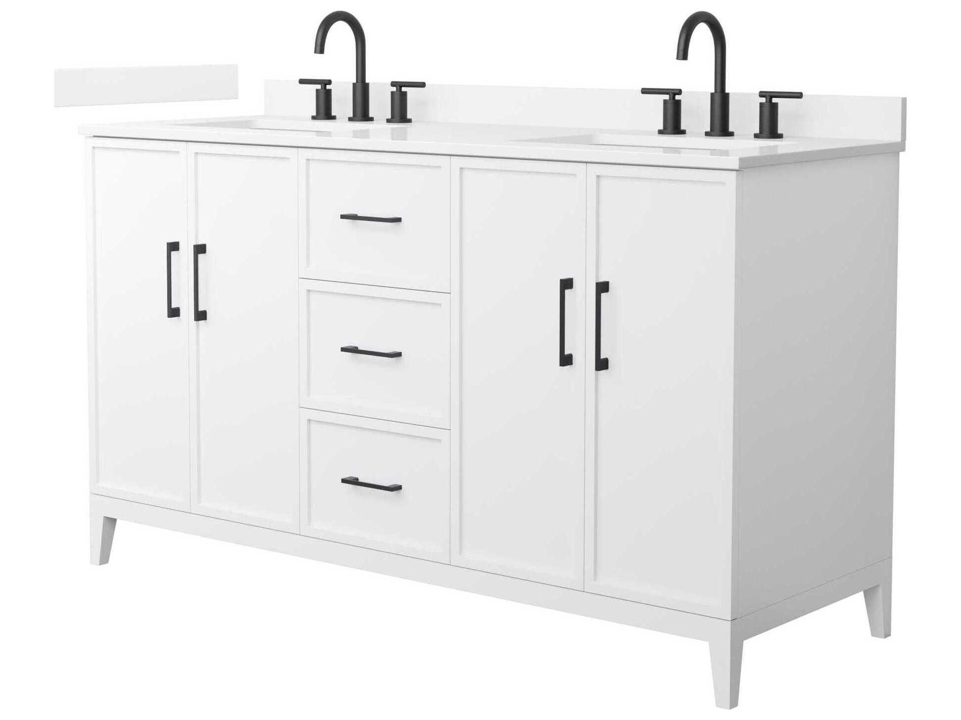 Wyndham Collection Elan 60" White Vanity
