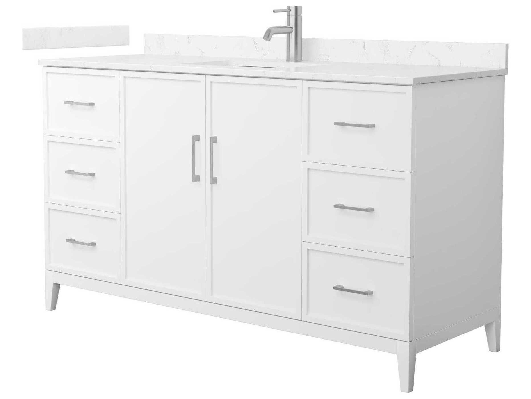 Wyndham Collection Elan 60" White Vanity