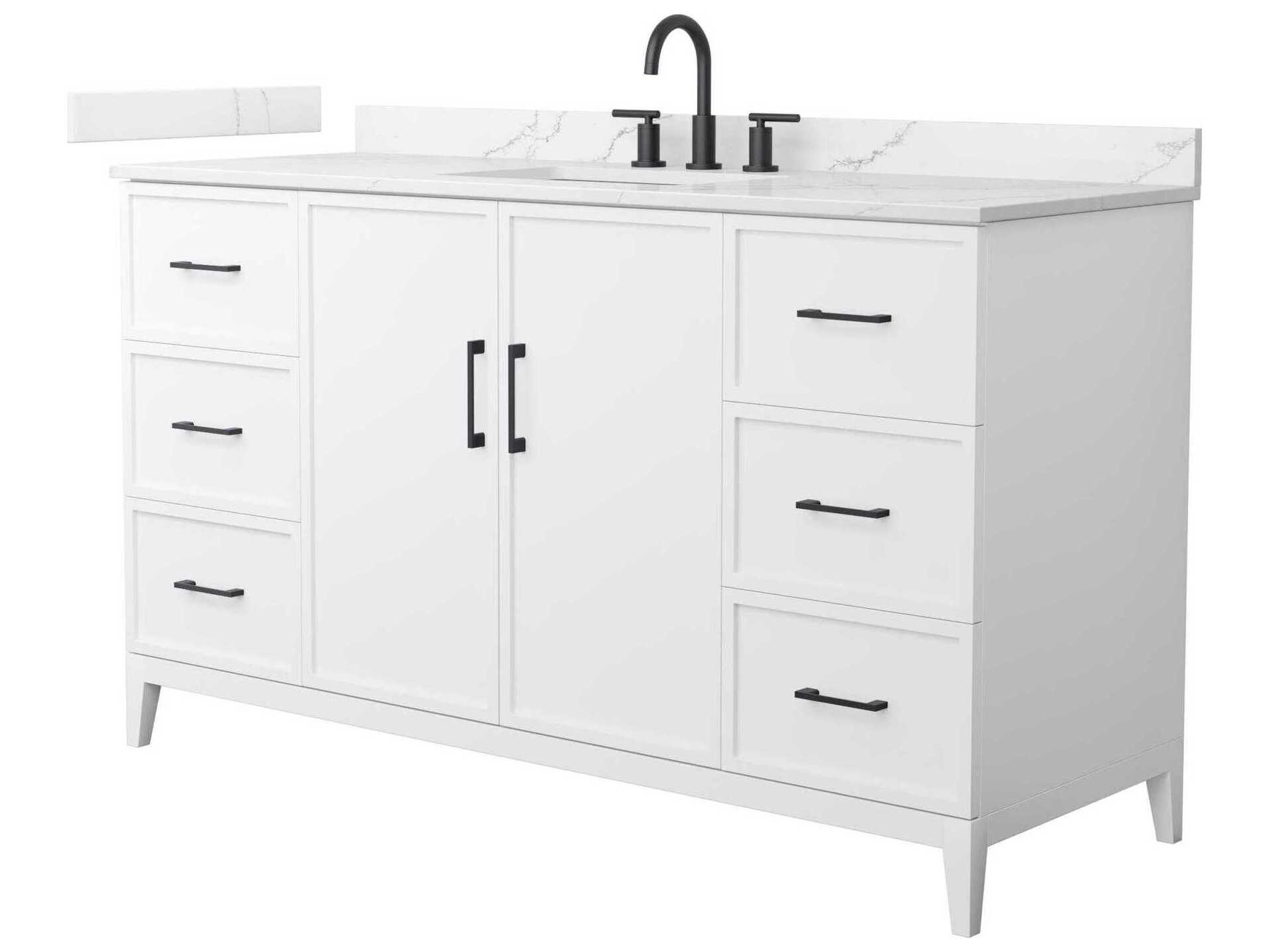 Wyndham Collection Elan 60" White Vanity