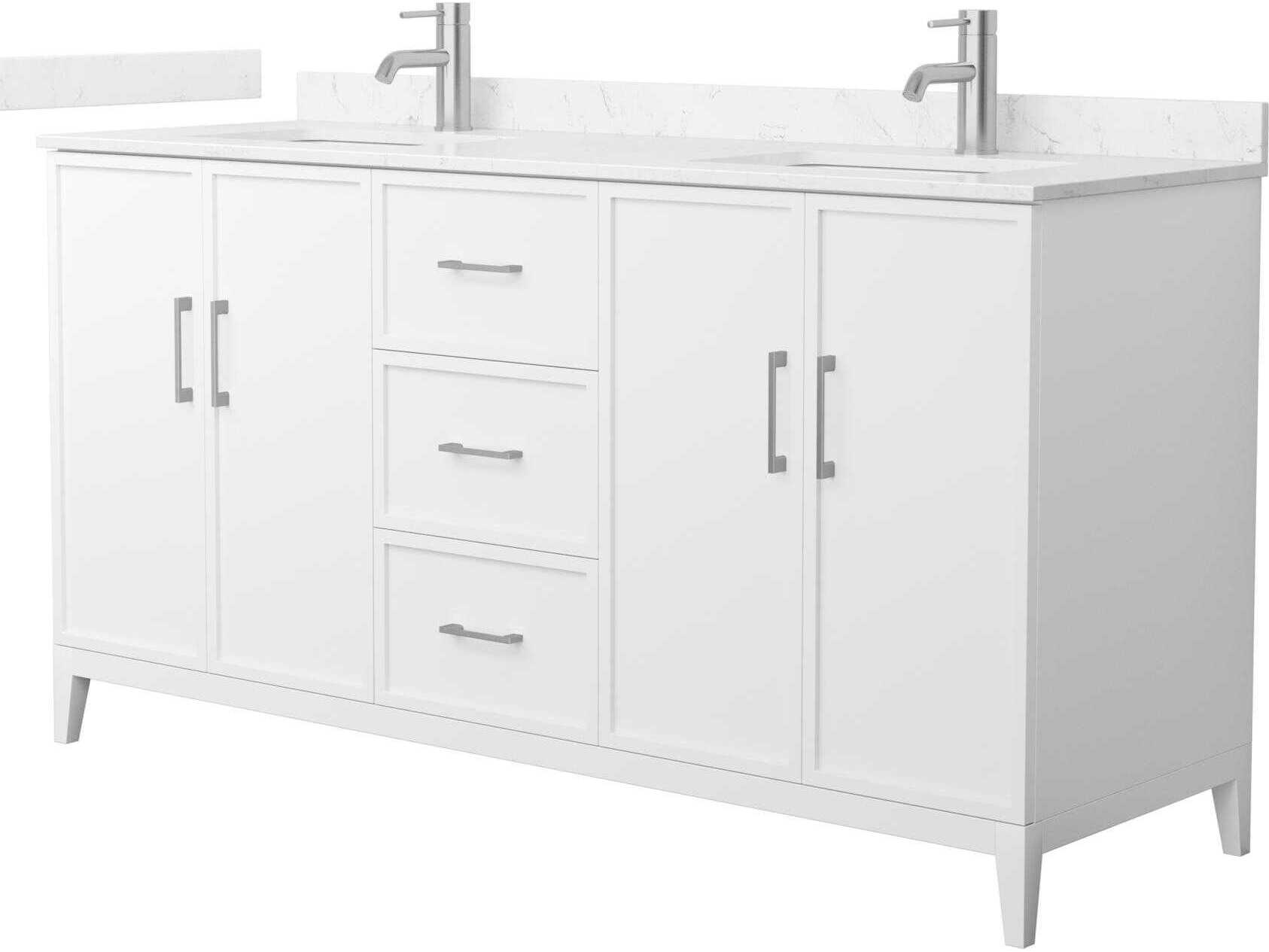 Wyndham Collection Elan 66" White Vanity