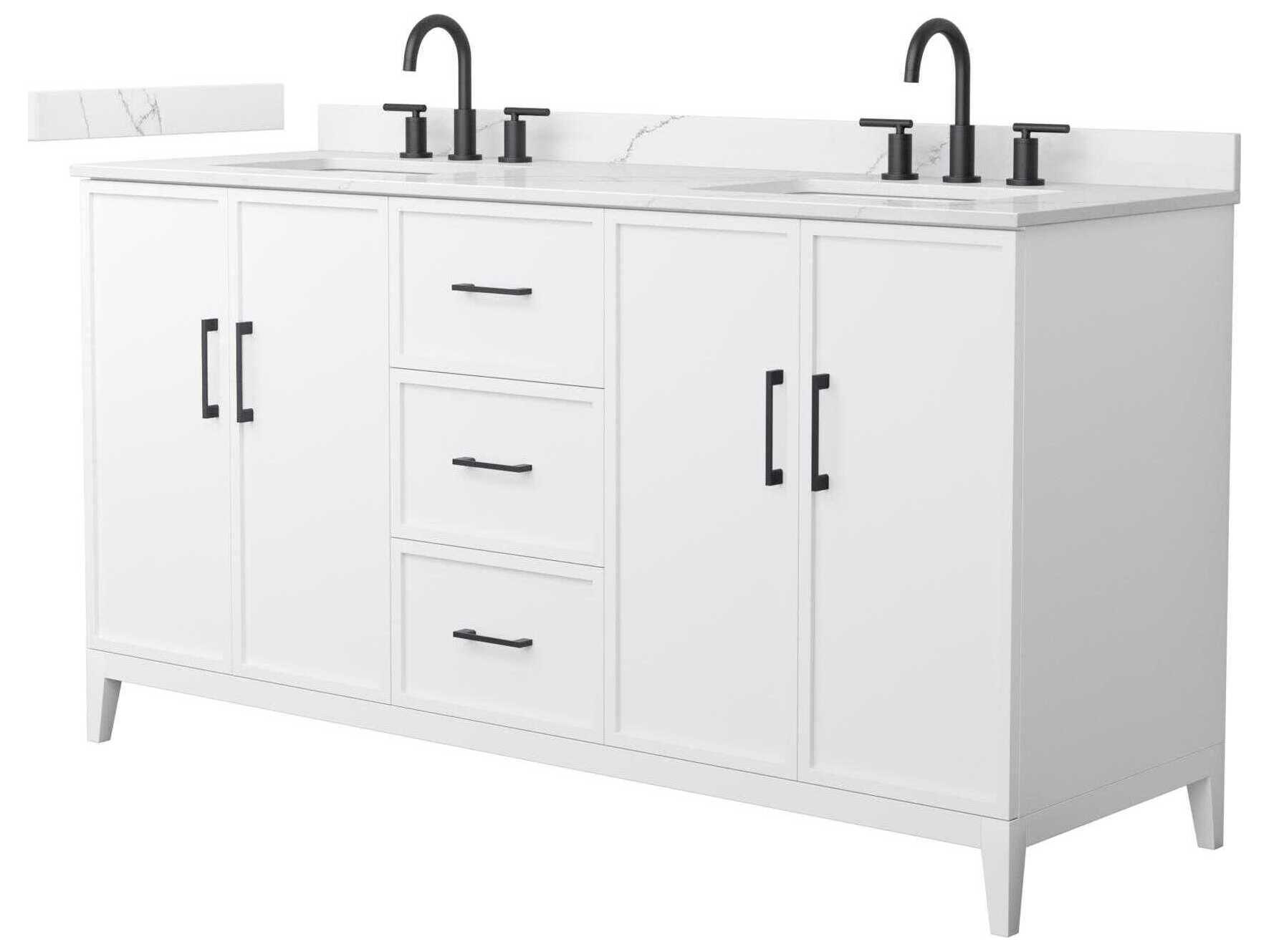 Wyndham Collection Elan 66" White Vanity