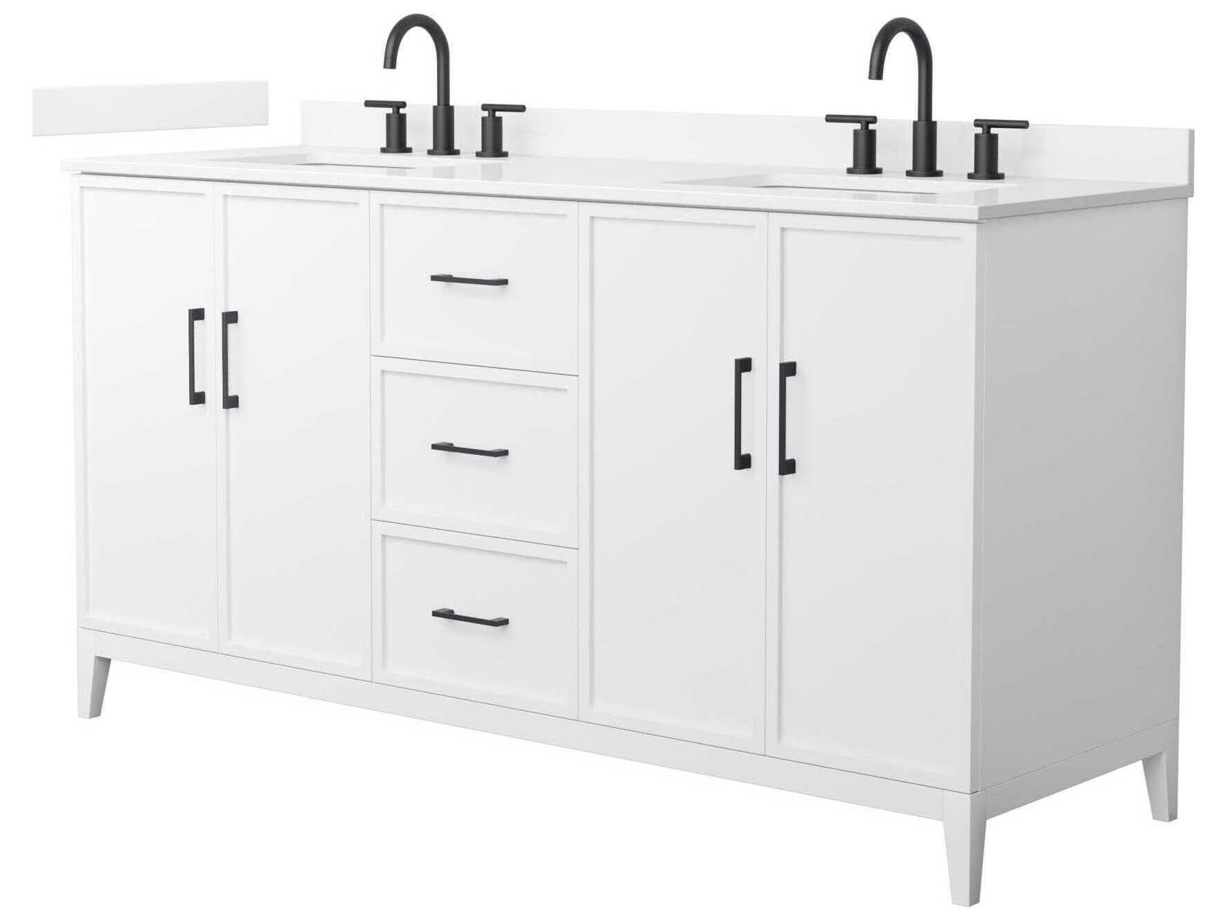 Wyndham Collection Elan 66" White Vanity