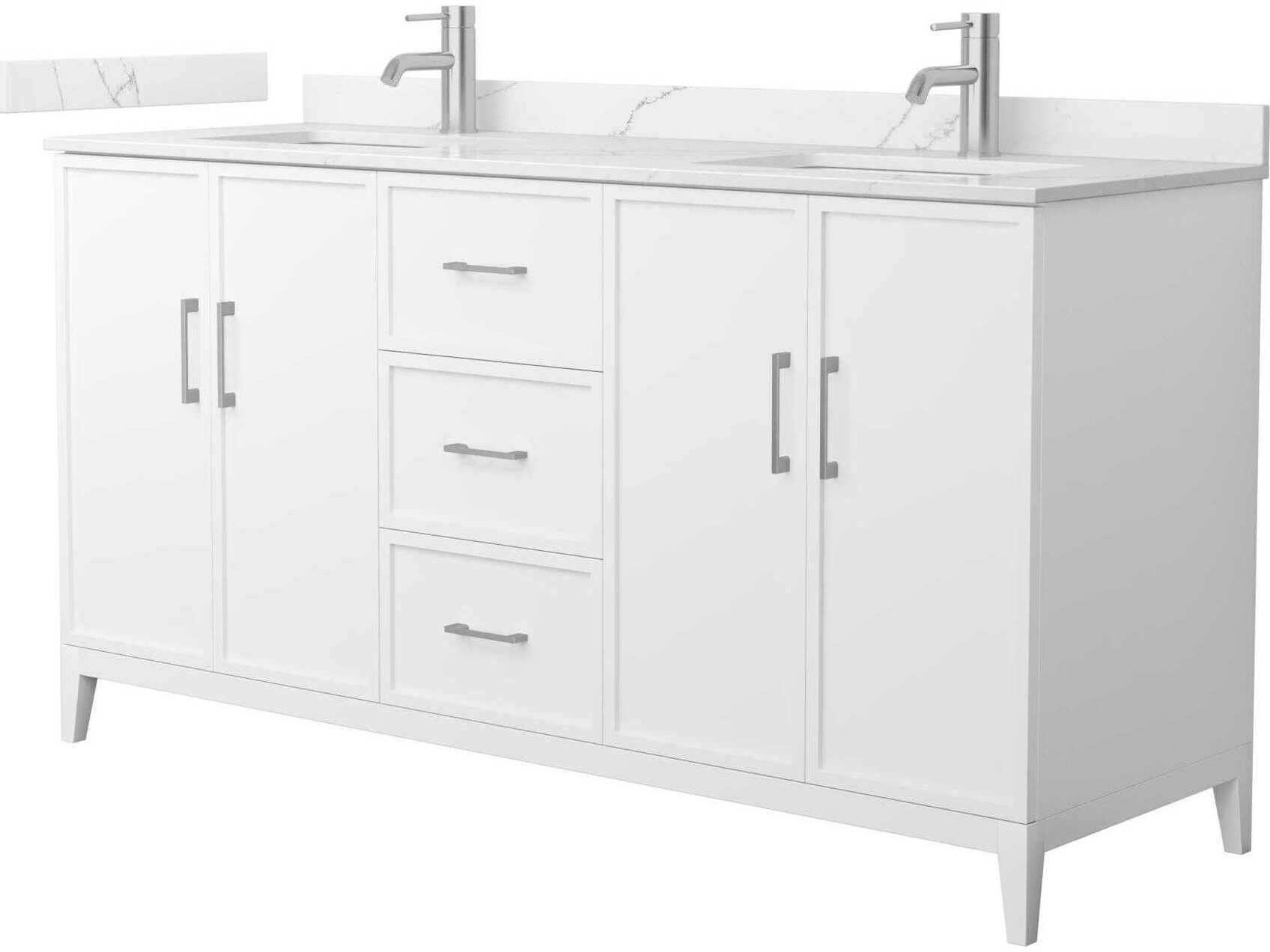 Wyndham Collection Elan 66" White Vanity