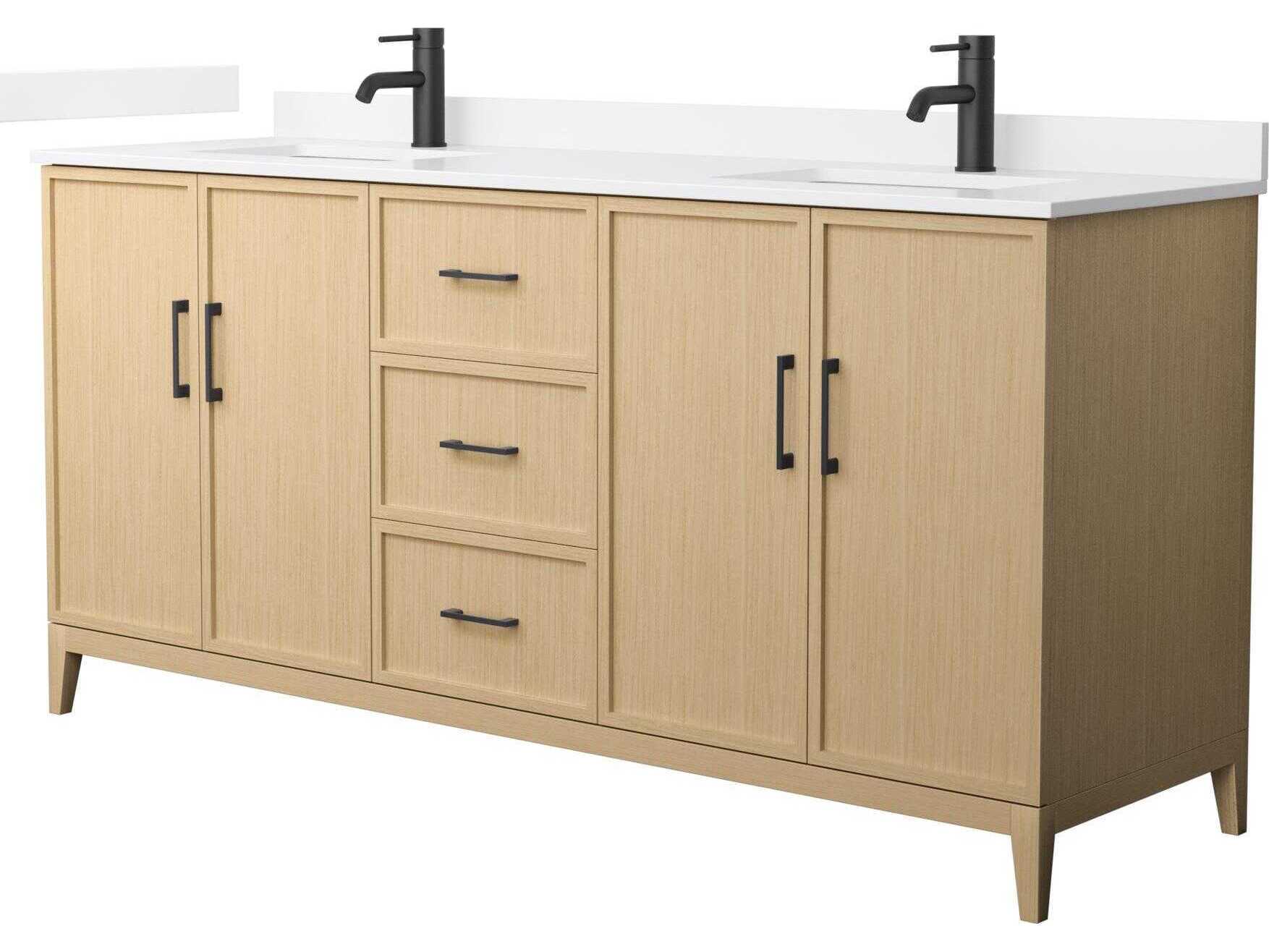 Wyndham Collection Elan 72" White Vanity