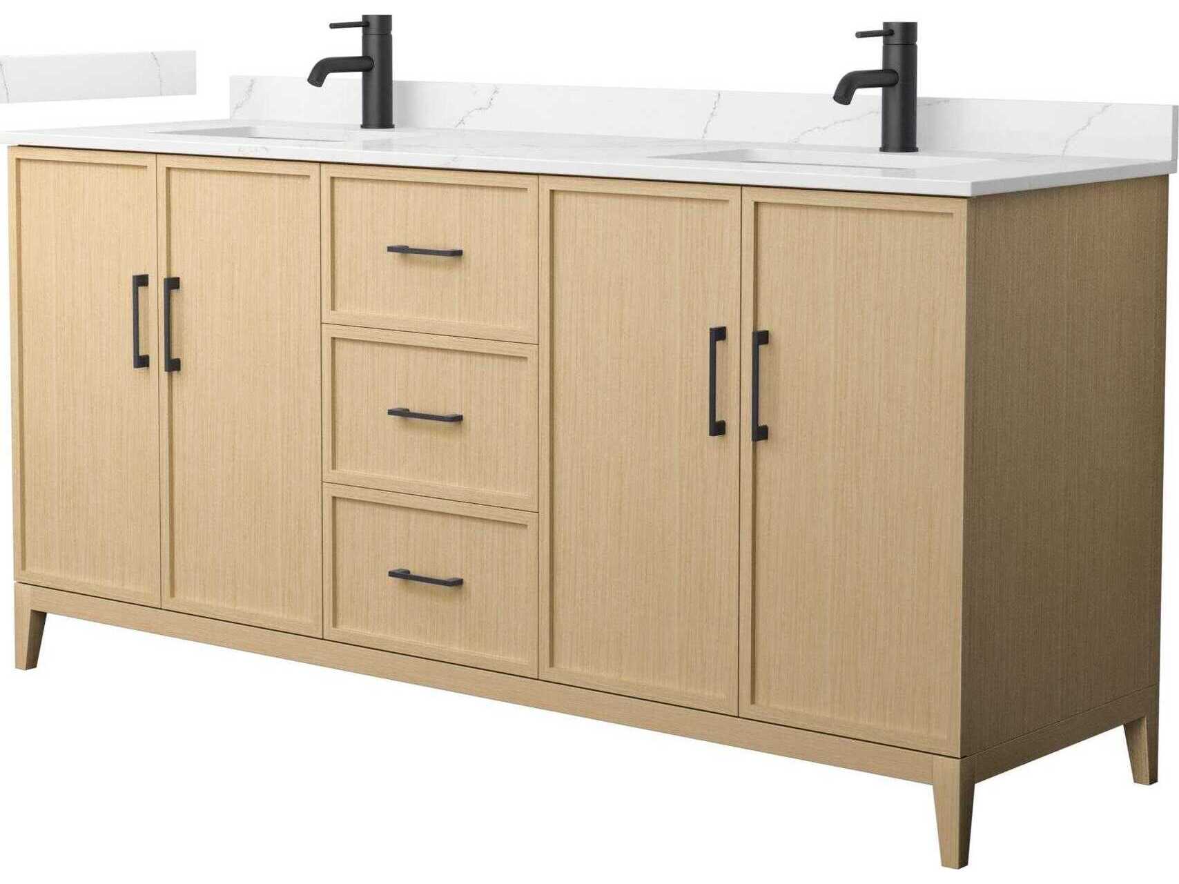 Wyndham Collection Elan 72" White Vanity