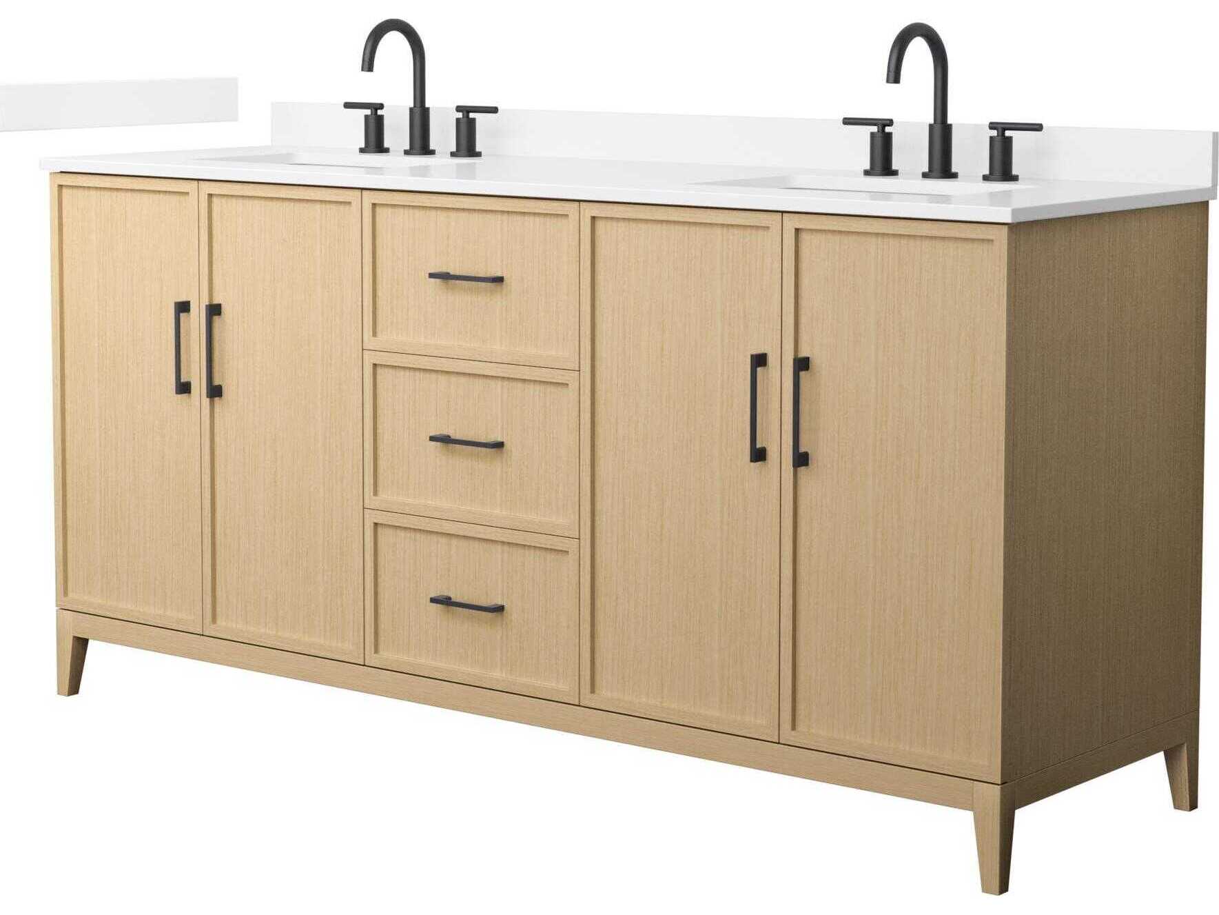 Wyndham Collection Elan 72" White Vanity