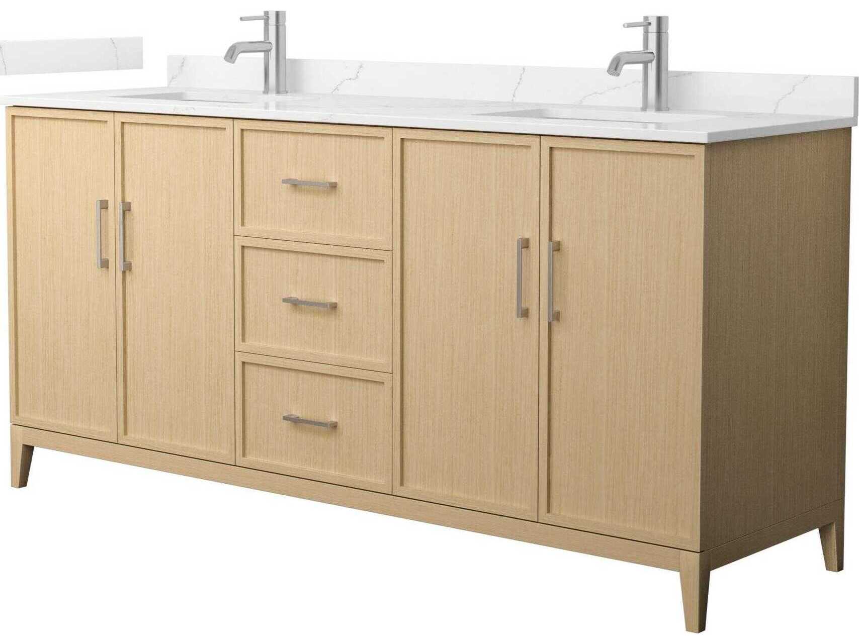 Wyndham Collection Elan 72" White Vanity