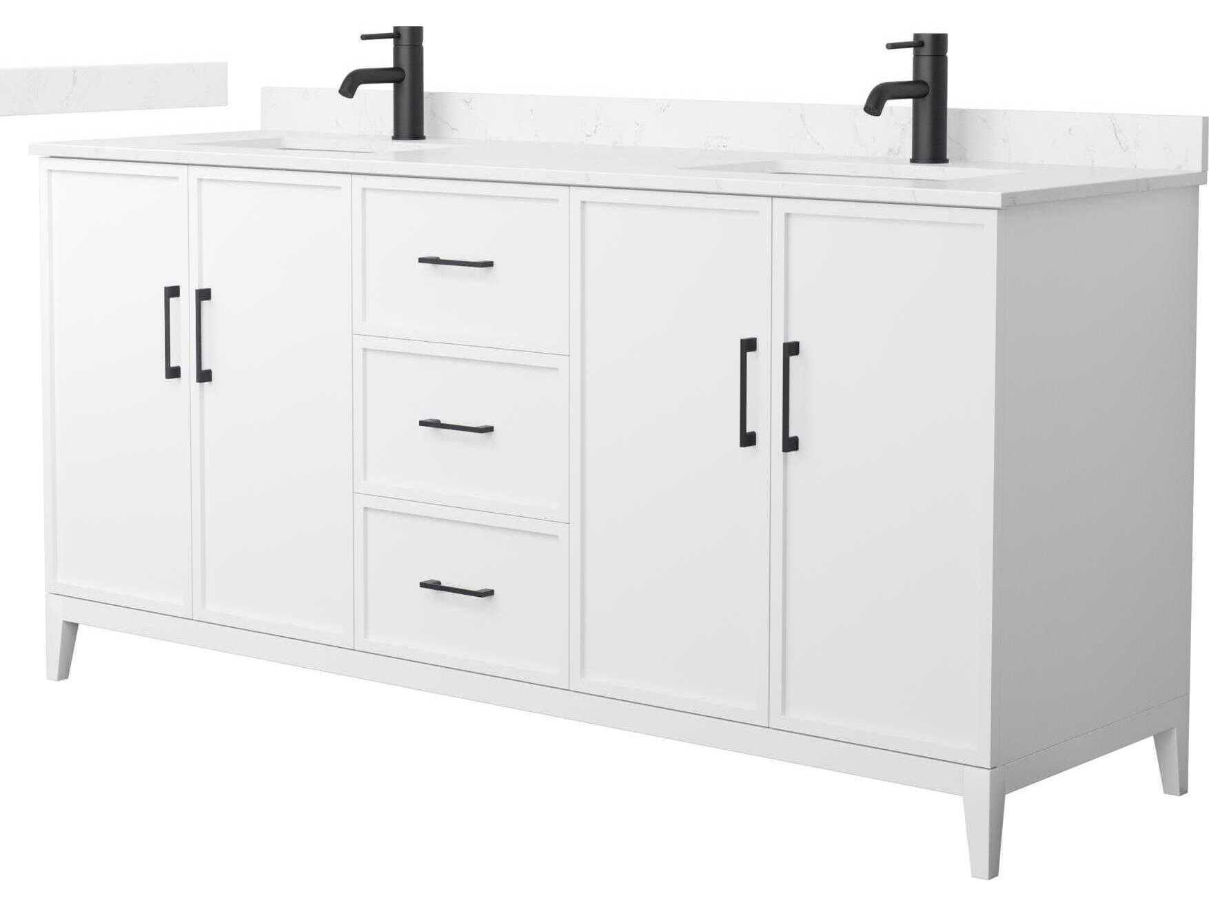 Wyndham Collection Elan 72" White Vanity