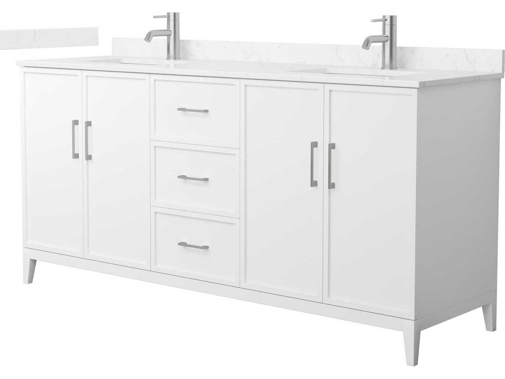 Wyndham Collection Elan 72" White Vanity