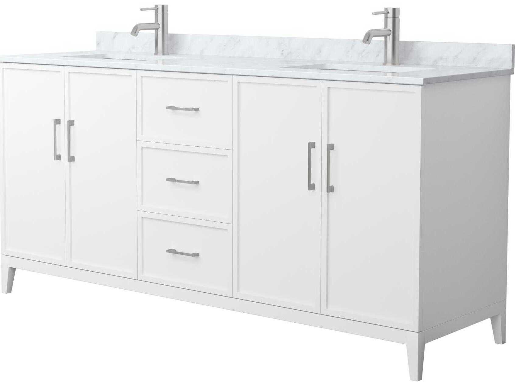 Wyndham Collection Elan 72" White Vanity