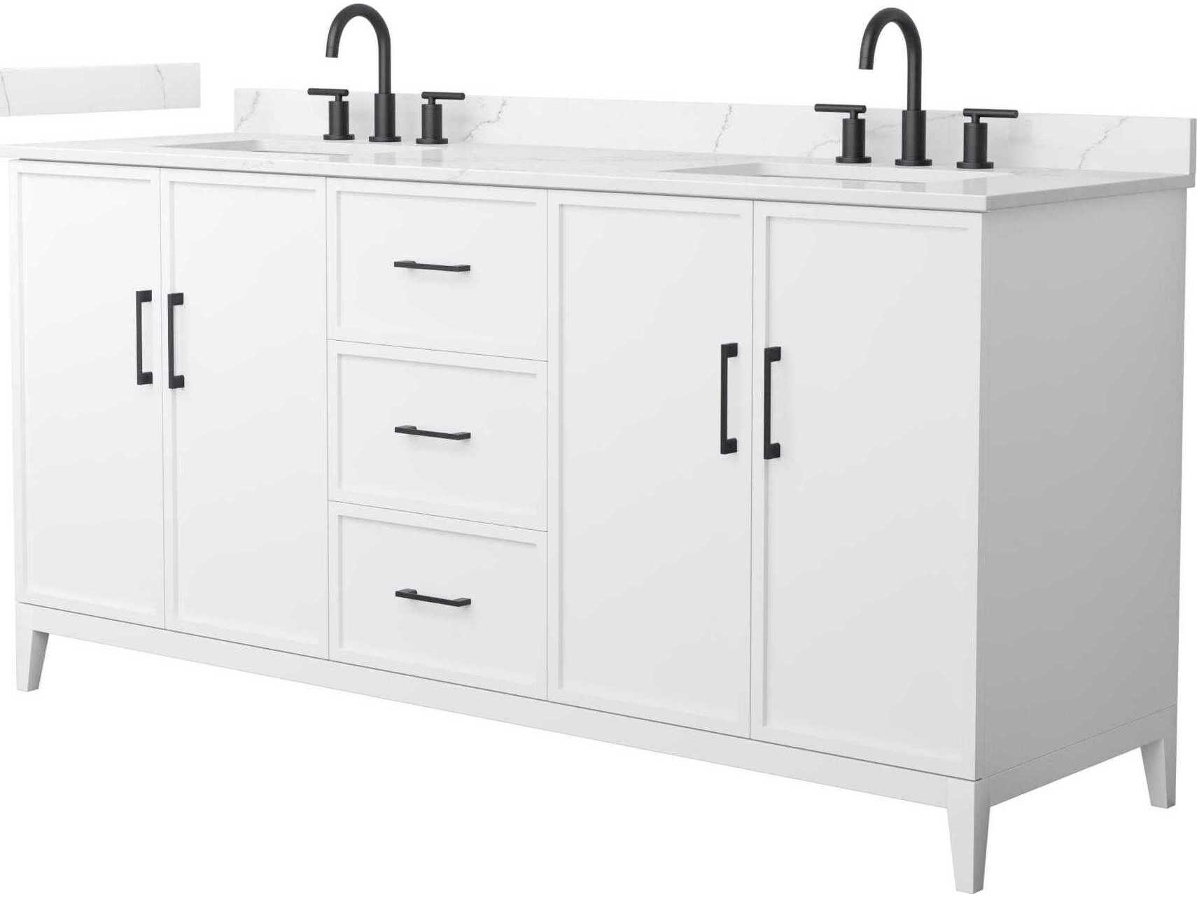 Wyndham Collection Elan 72" White Vanity