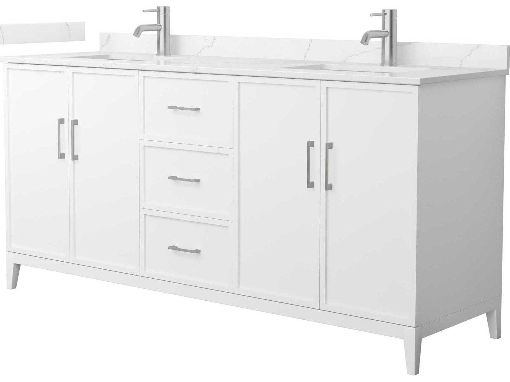 Wyndham Collection Elan 72" White Vanity
