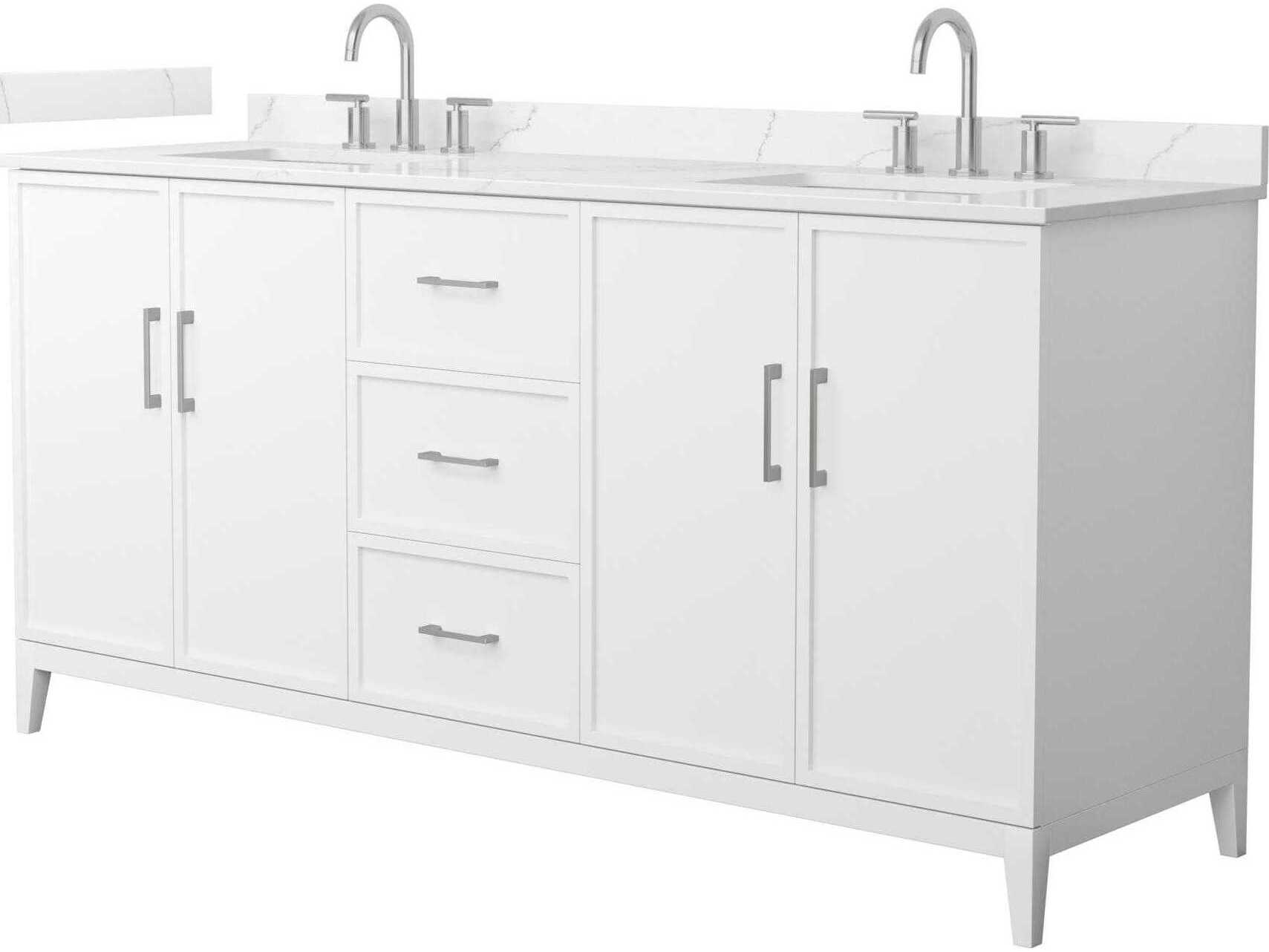 Wyndham Collection Elan 72" White Vanity