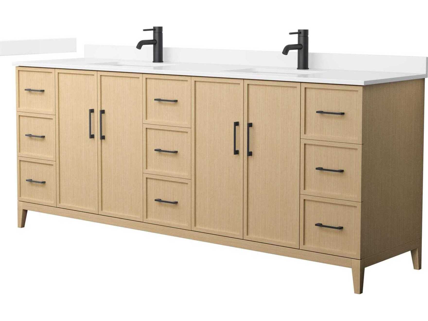 Wyndham Collection Elan 84" White Vanity