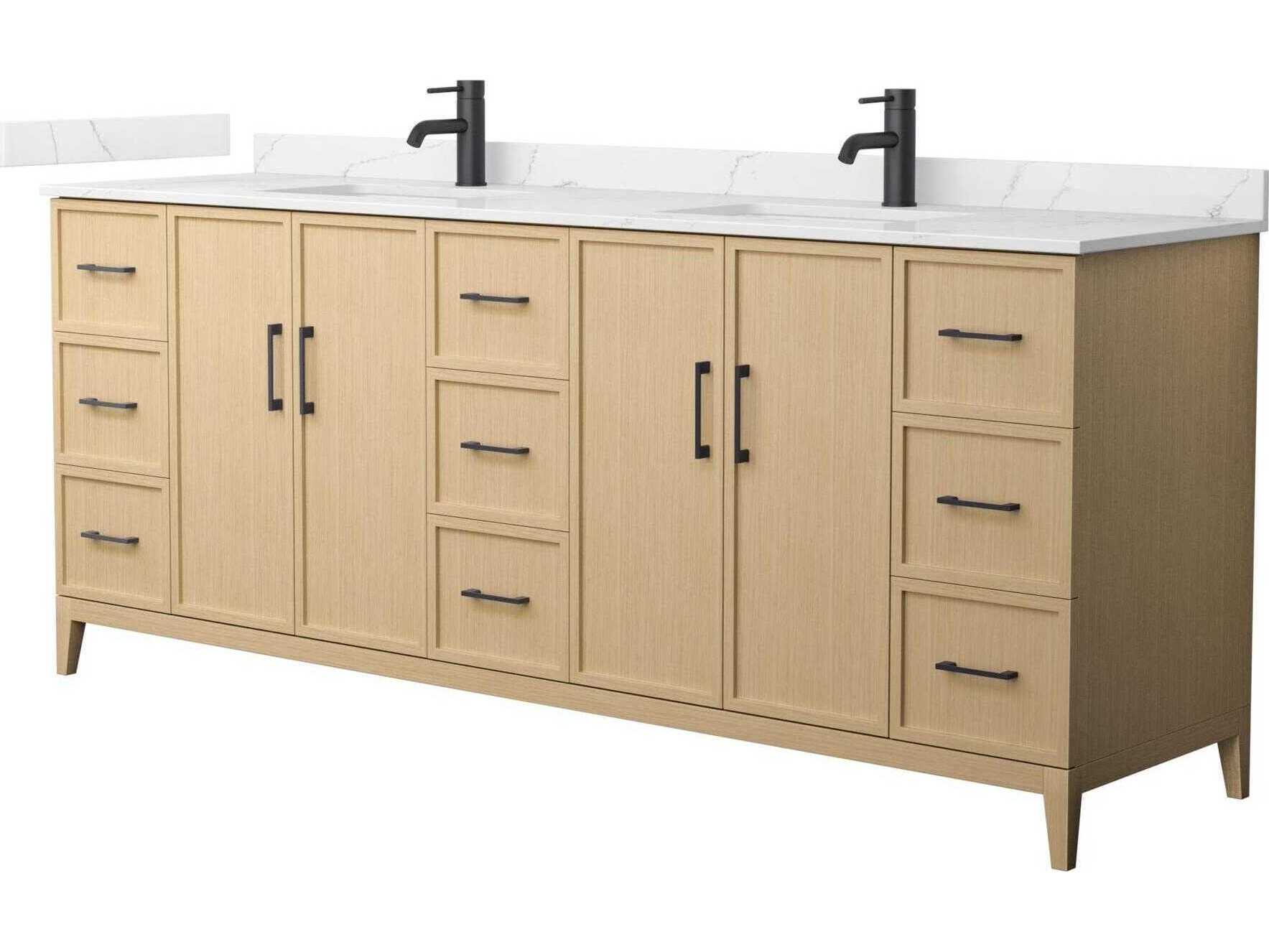 Wyndham Collection Elan 84" White Vanity