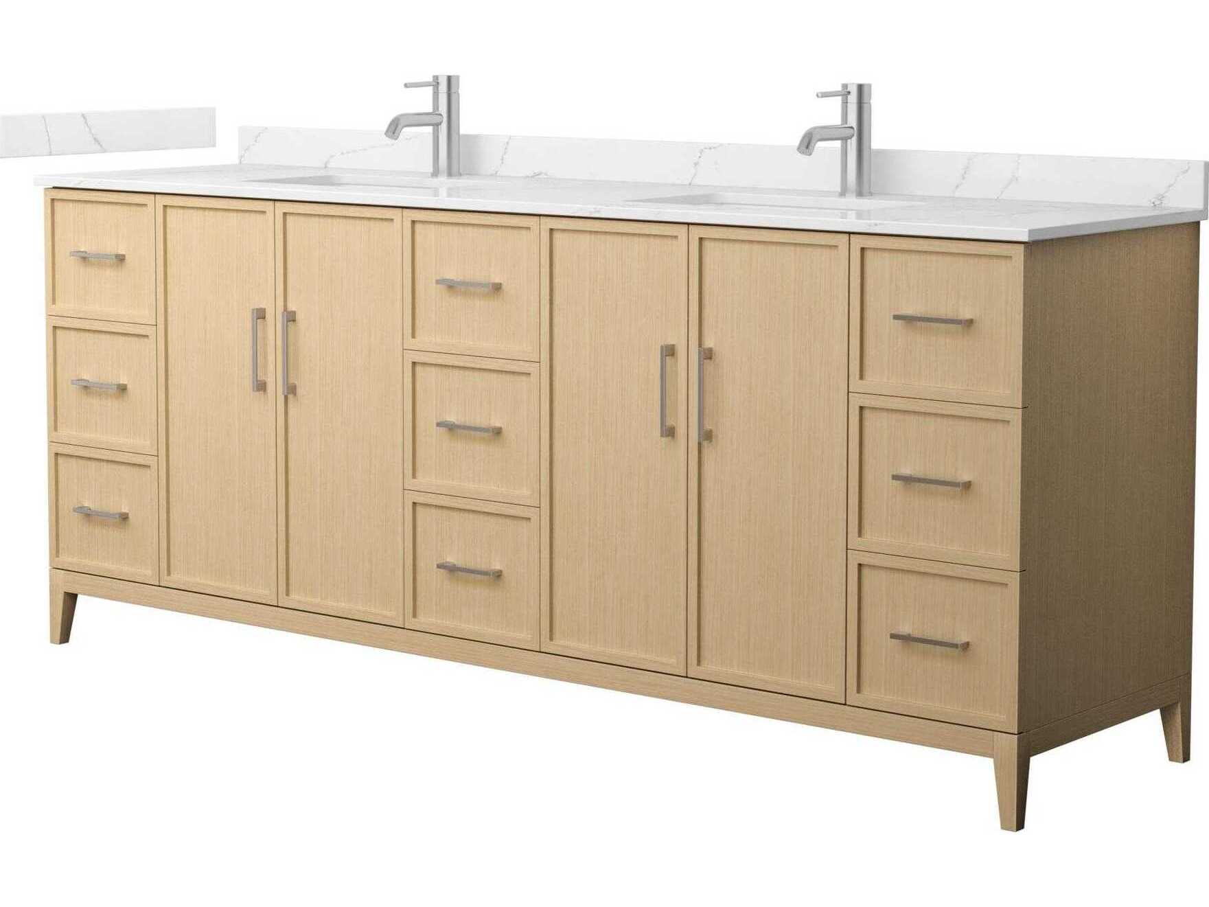 Wyndham Collection Elan 84" White Vanity