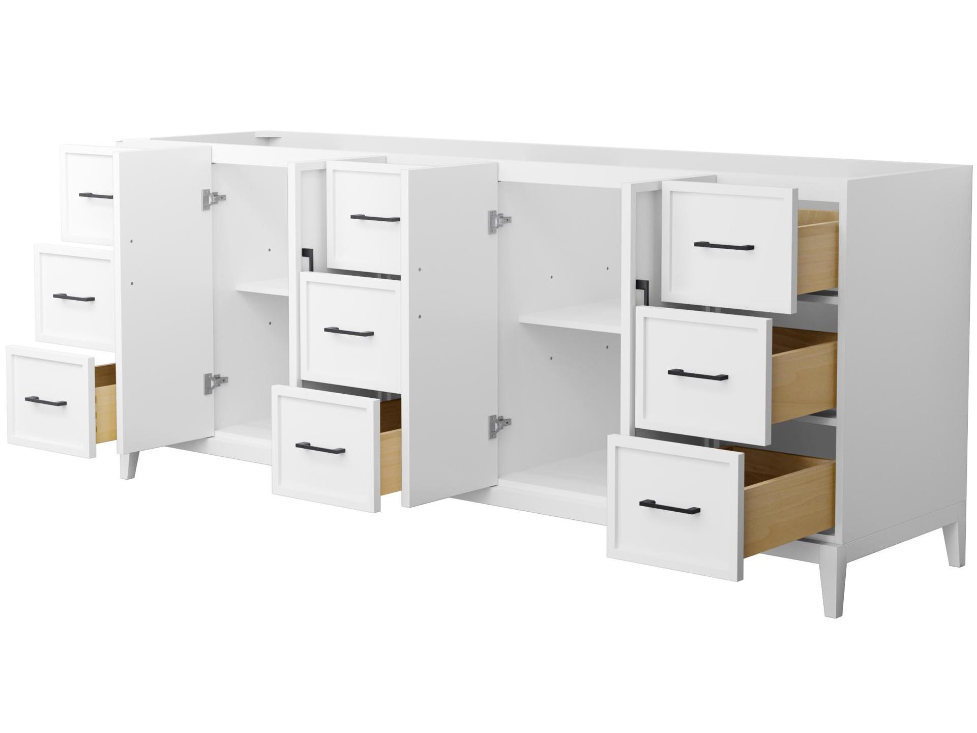 Wyndham Collection Elan 83" White Vanity