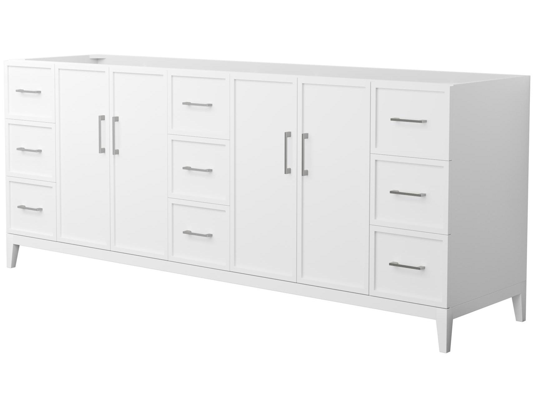 Wyndham Collection Elan 83" White Vanity