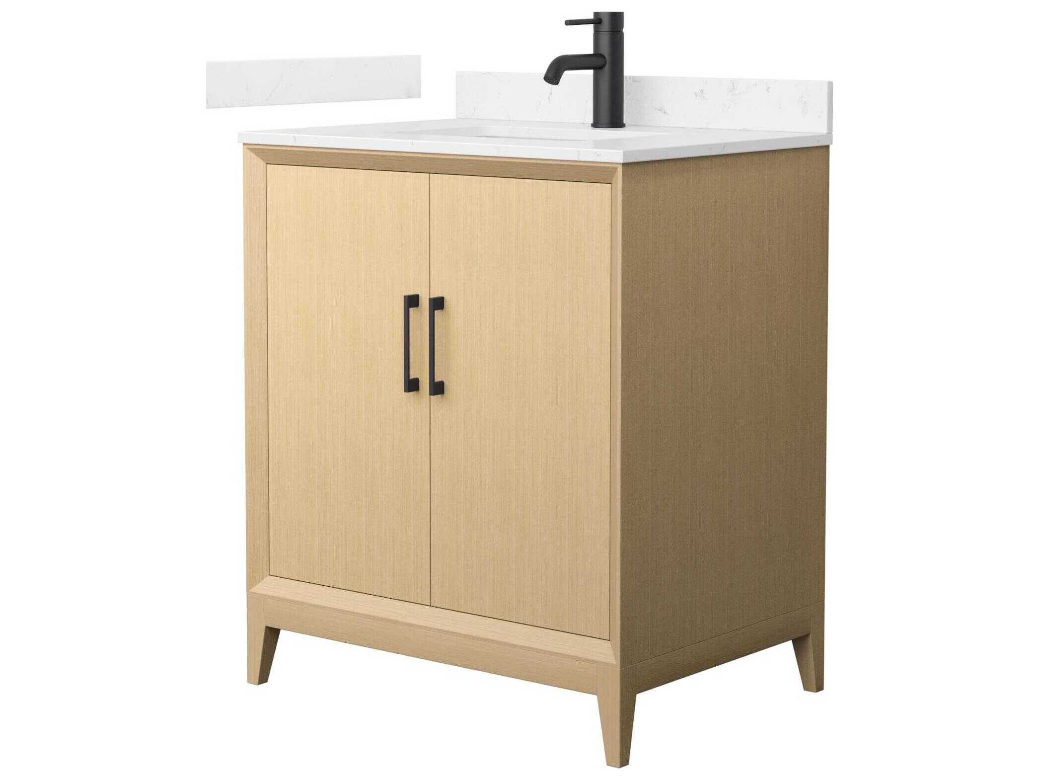 Wyndham Collection Janna 30" White Vanity