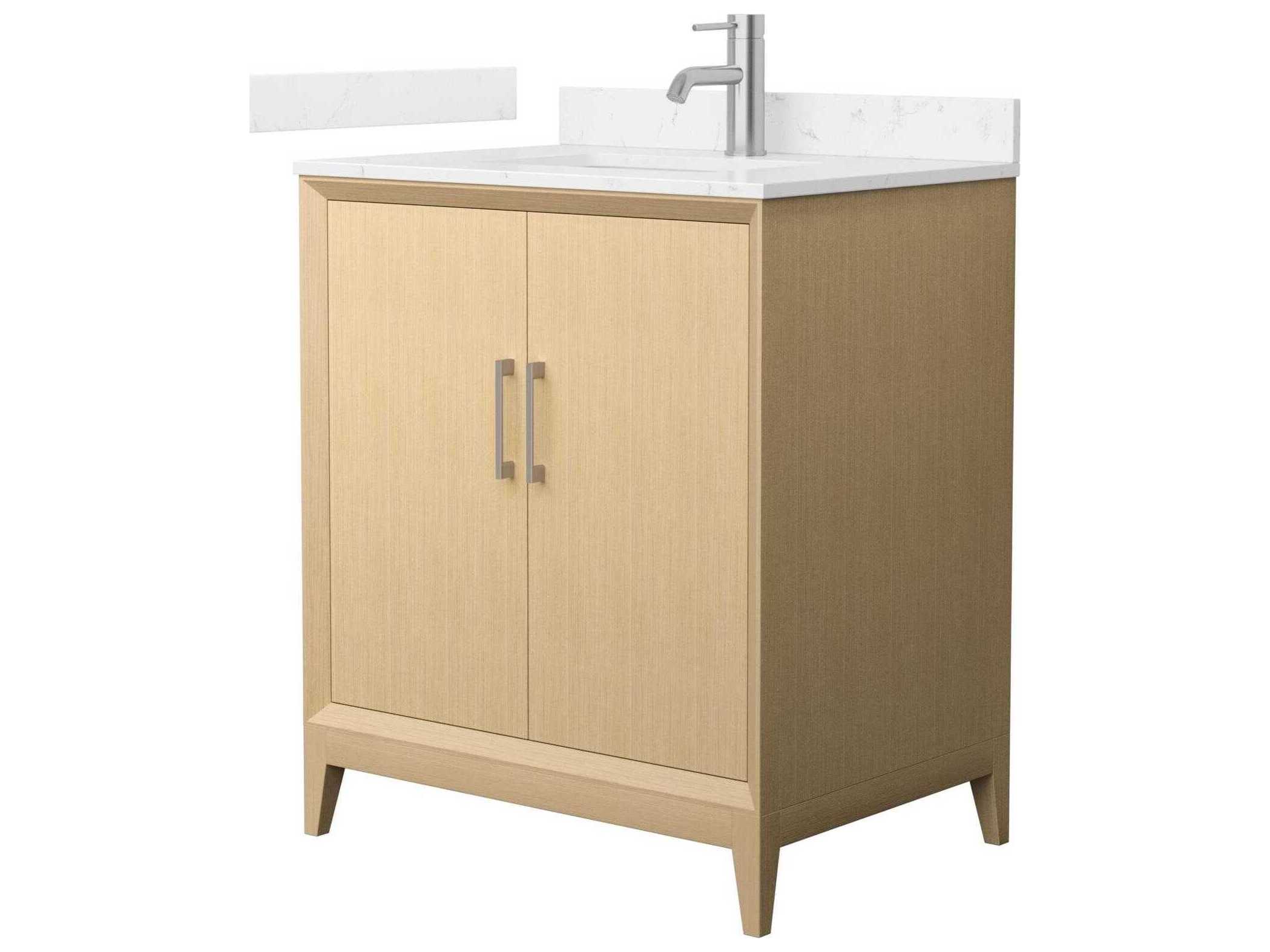 Wyndham Collection Janna 30" White Vanity