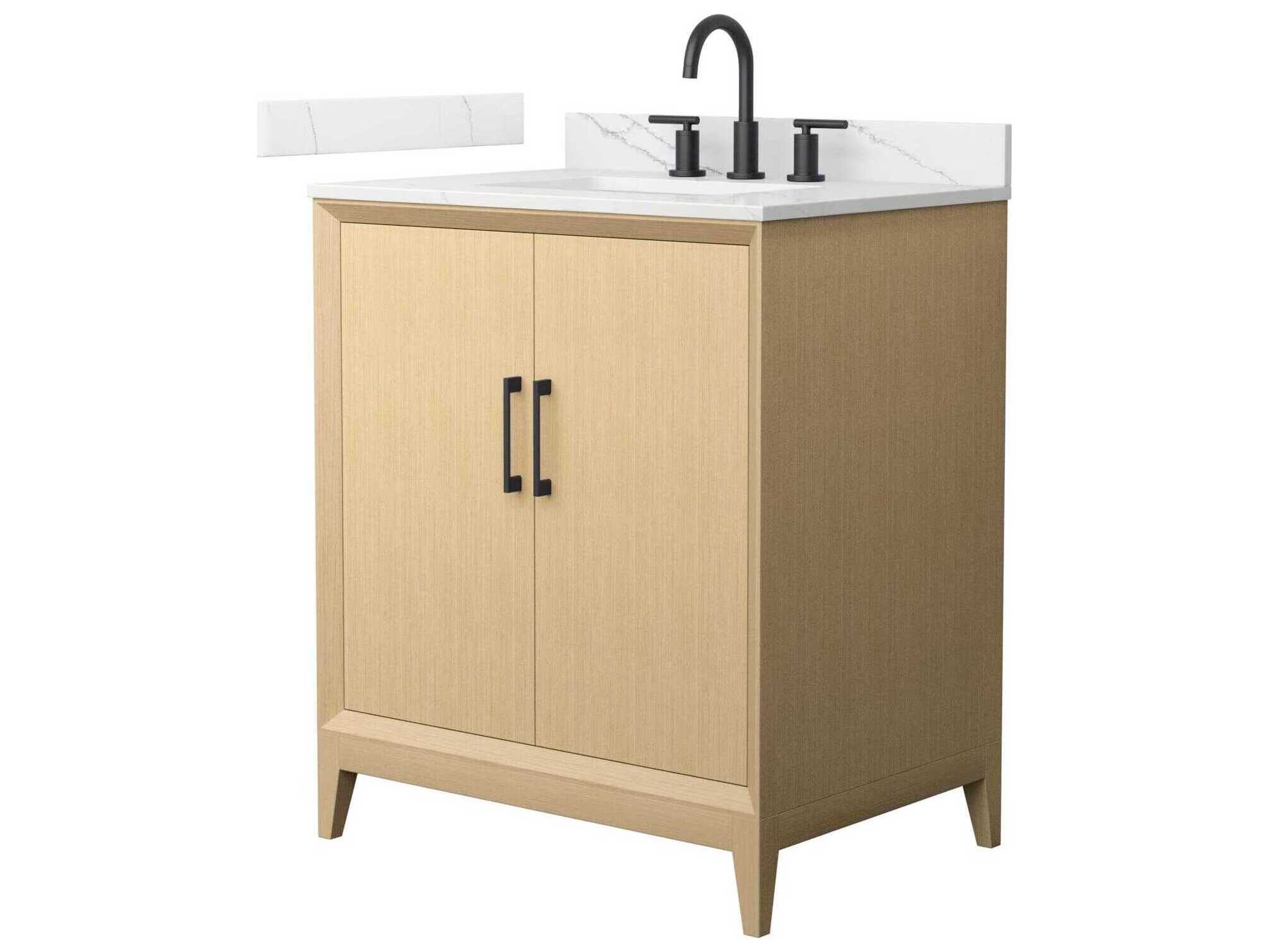 Wyndham Collection Janna 30" White Vanity