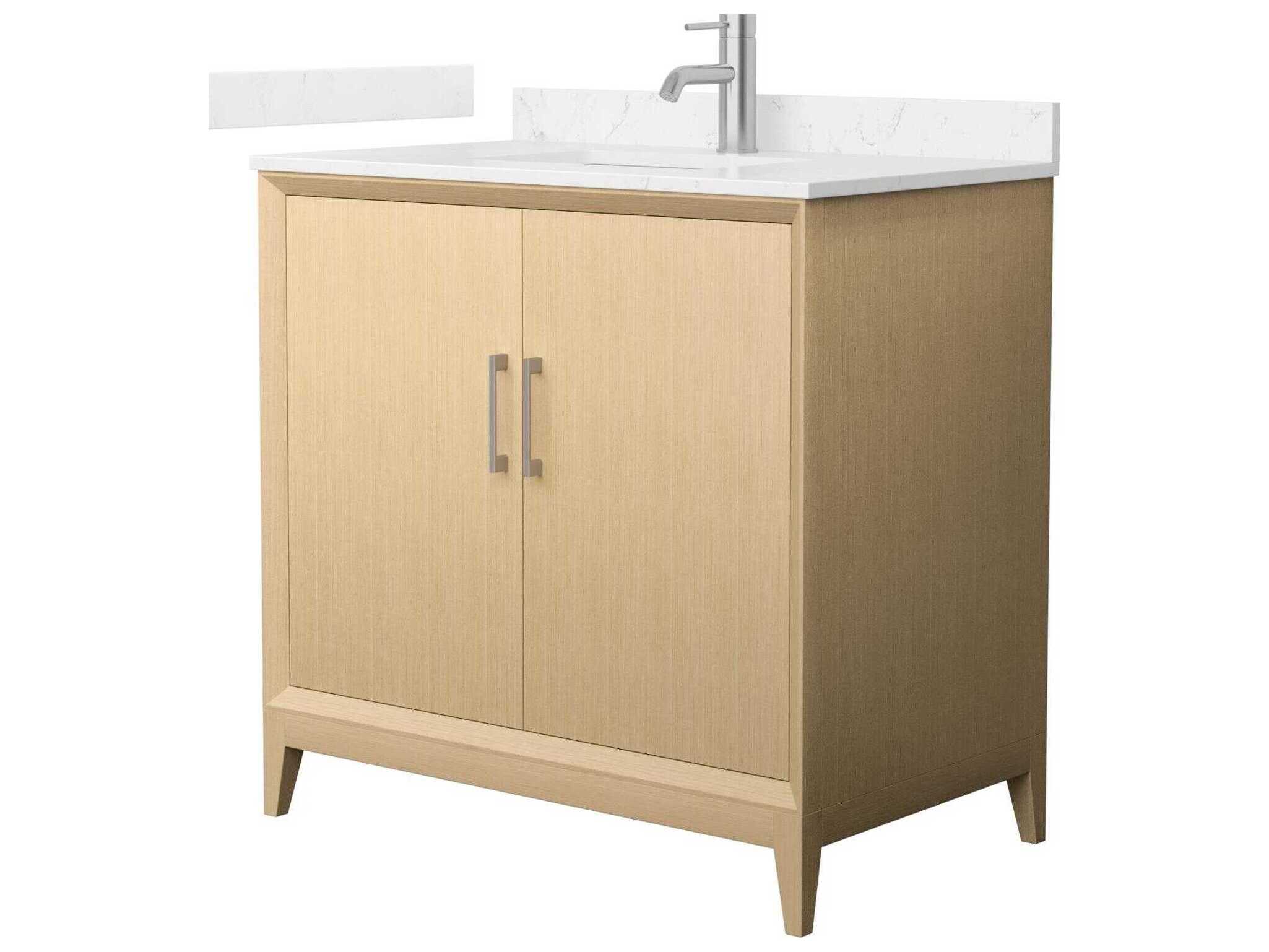 Wyndham Collection Janna 36" White Vanity