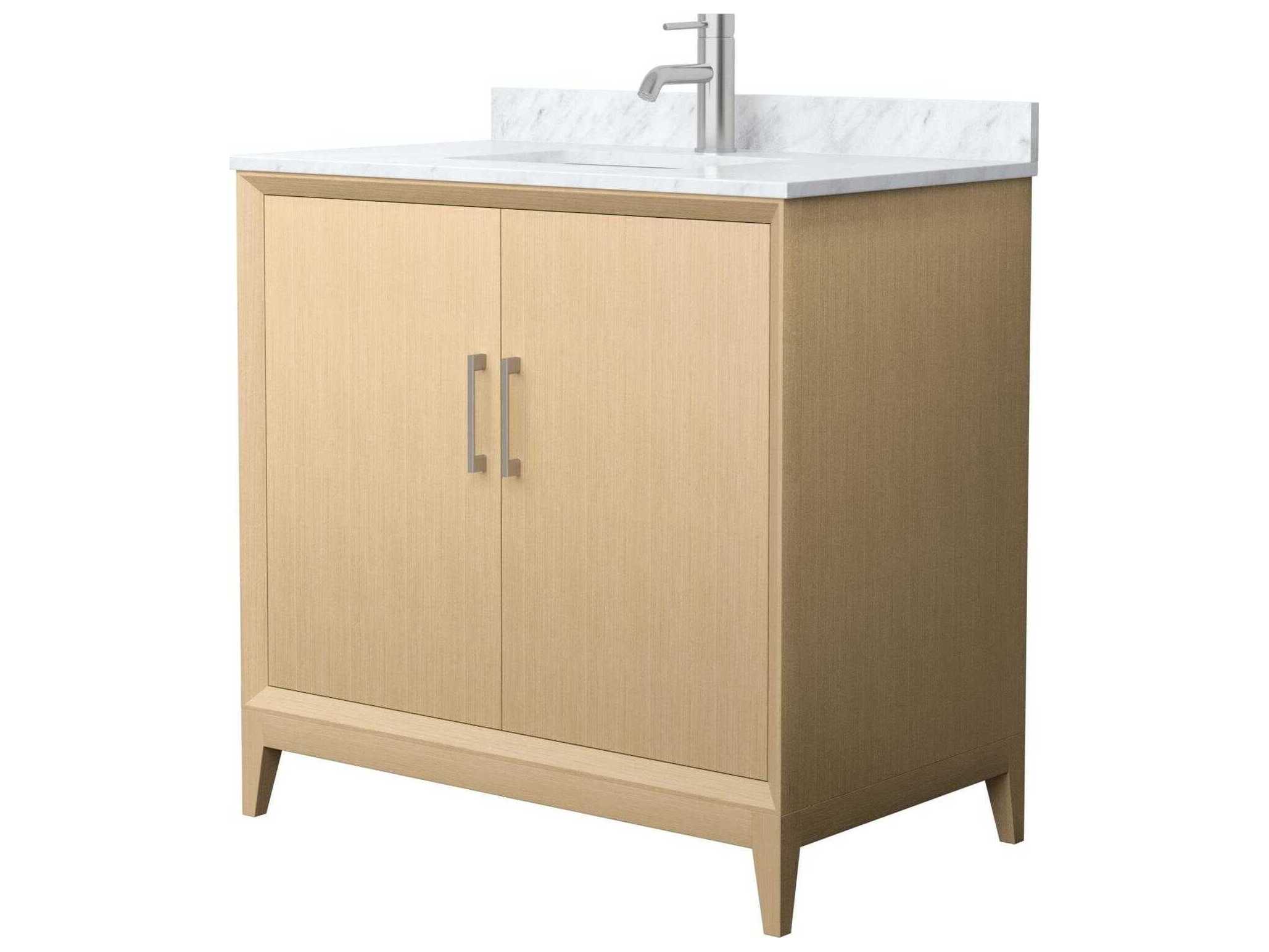 Wyndham Collection Janna 36" White Vanity