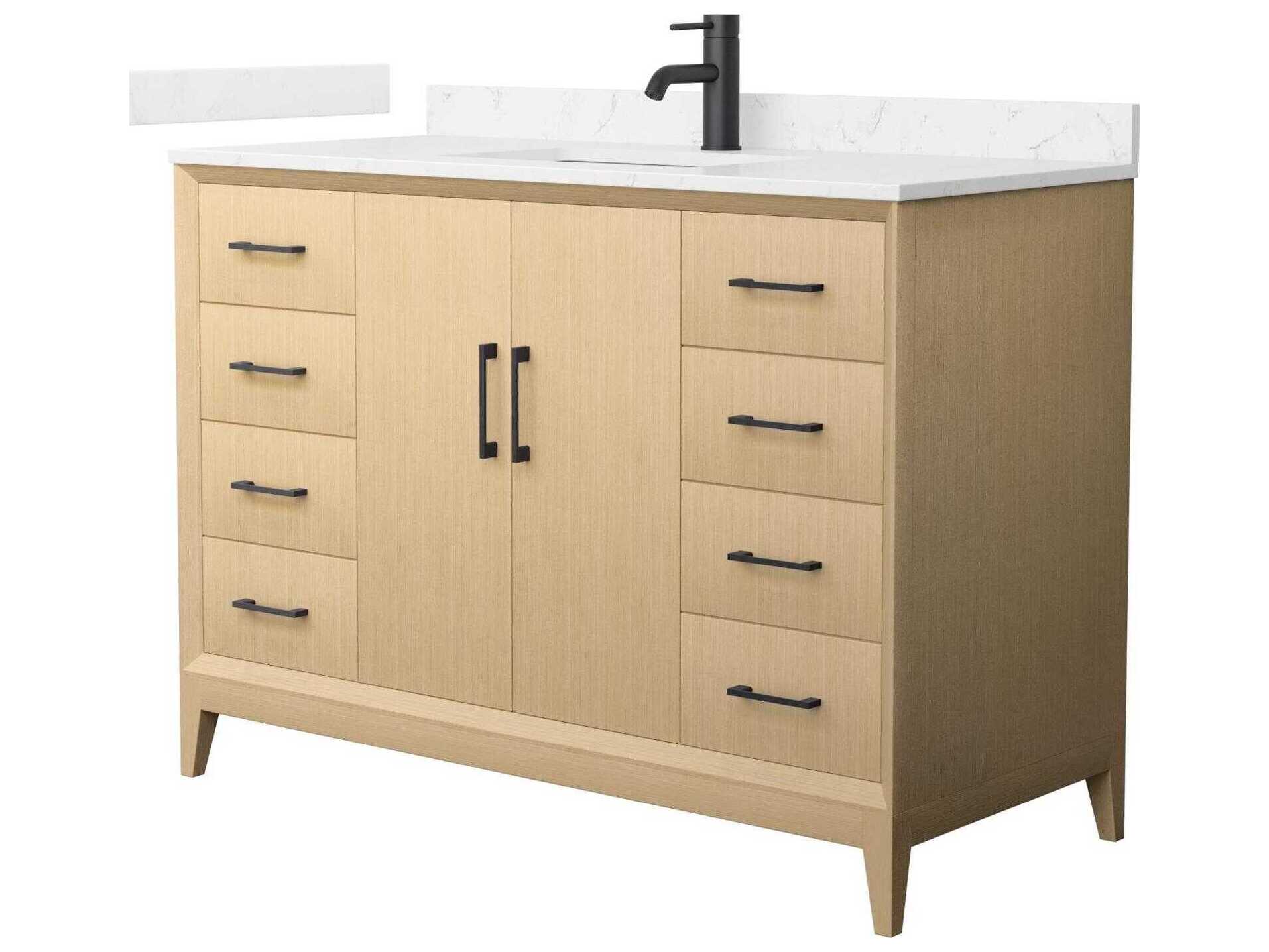 Wyndham Collection Janna 48" White Vanity