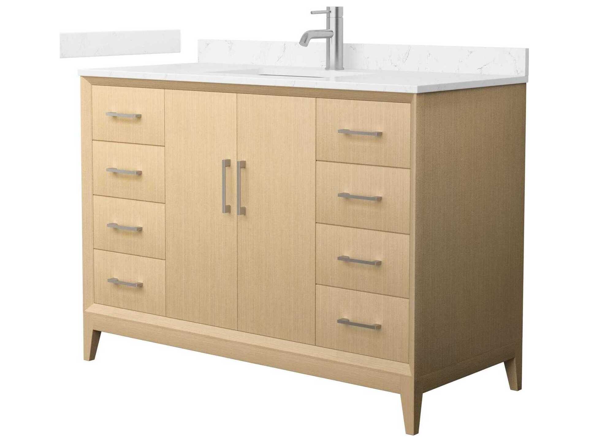 Wyndham Collection Janna 48" White Vanity