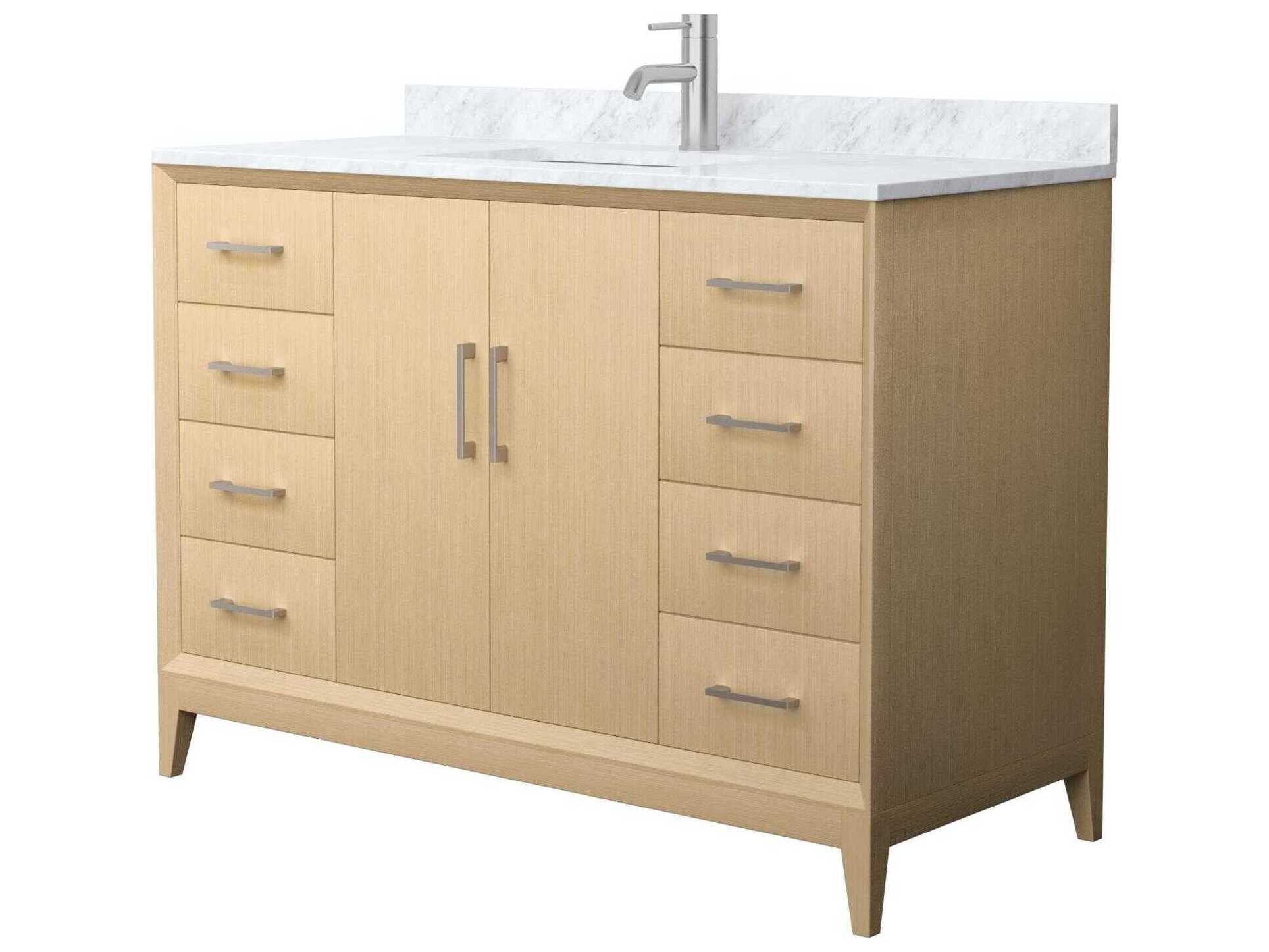 Wyndham Collection Janna 48" White Vanity