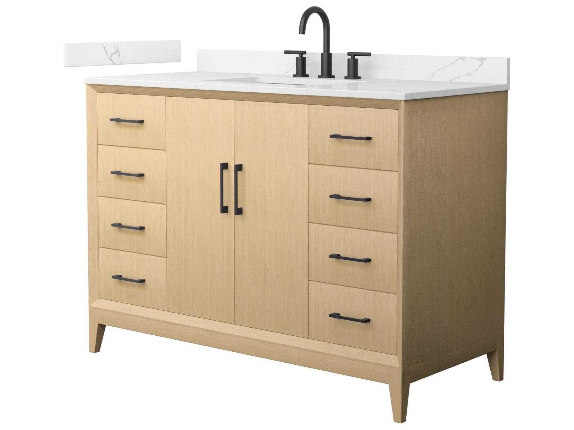 Wyndham Collection Janna 48" White Vanity