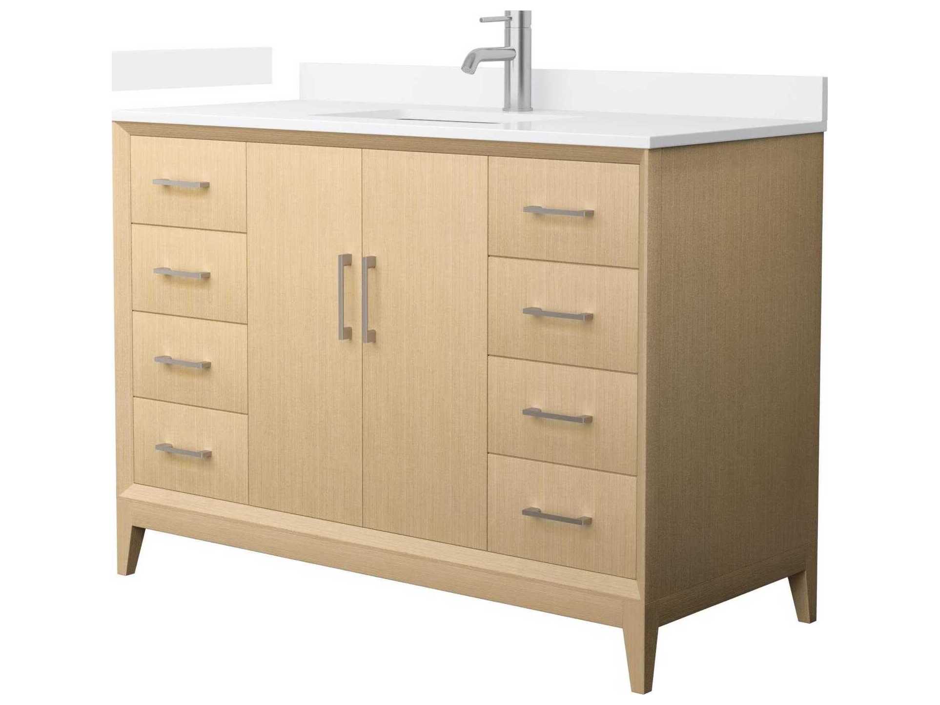 Wyndham Collection Janna 48" White Vanity