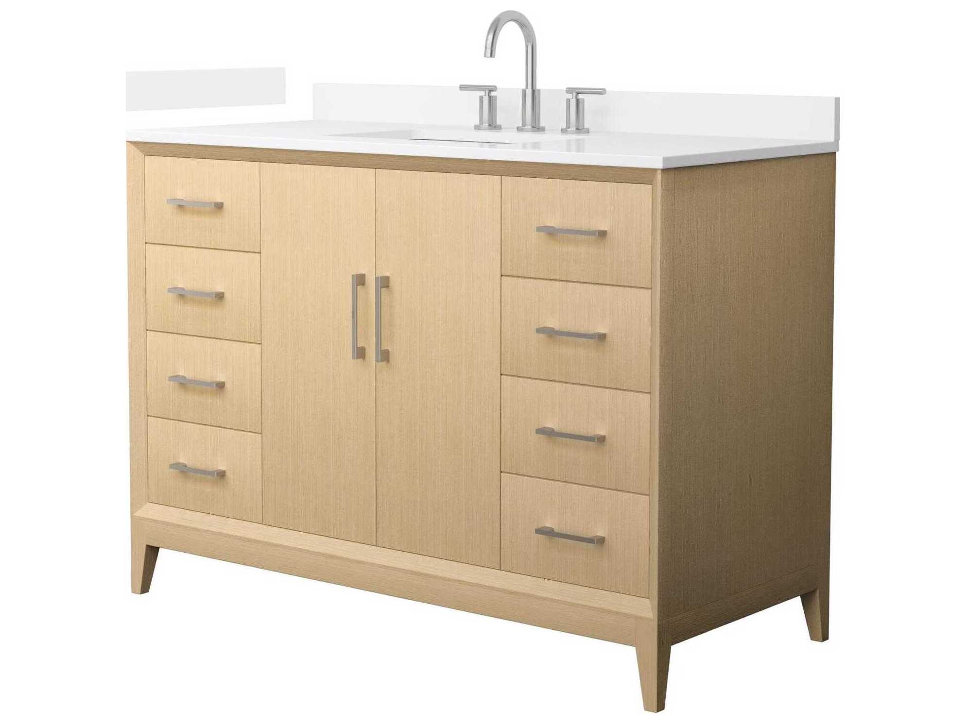 Wyndham Collection Janna 48" White Vanity