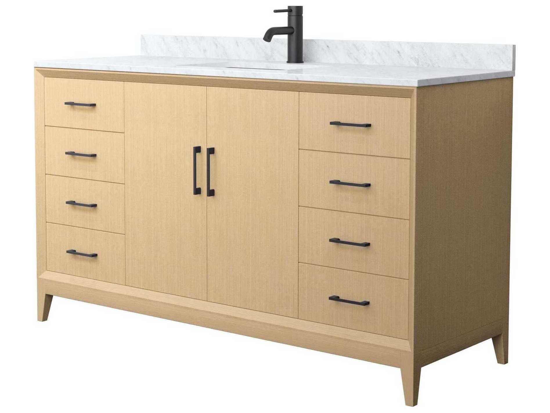 Wyndham Collection Janna 60" White Vanity