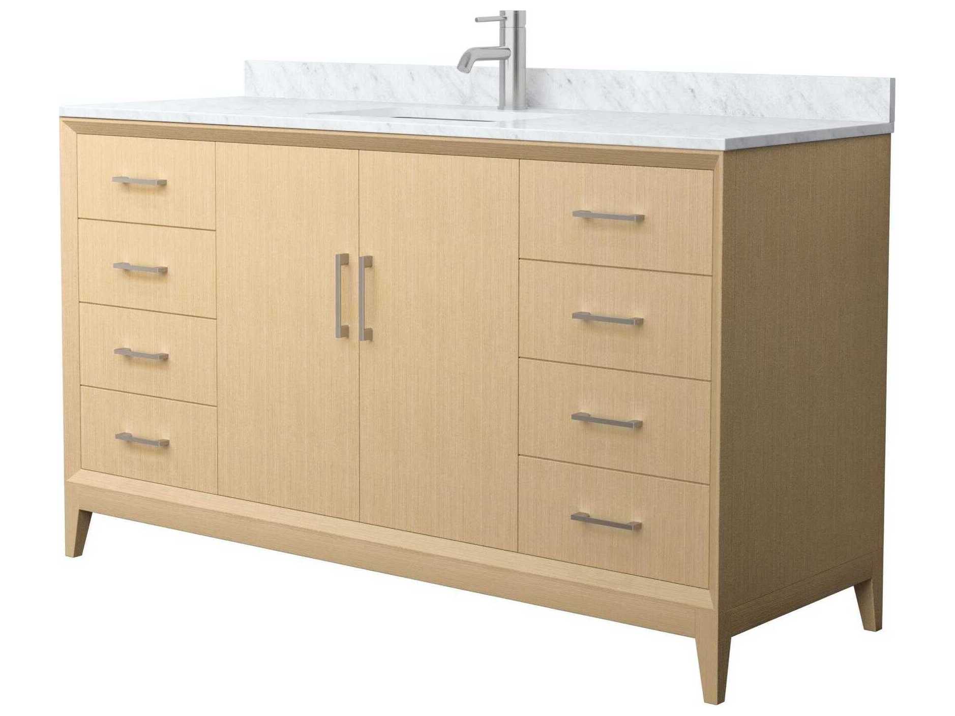Wyndham Collection Janna 60" White Vanity