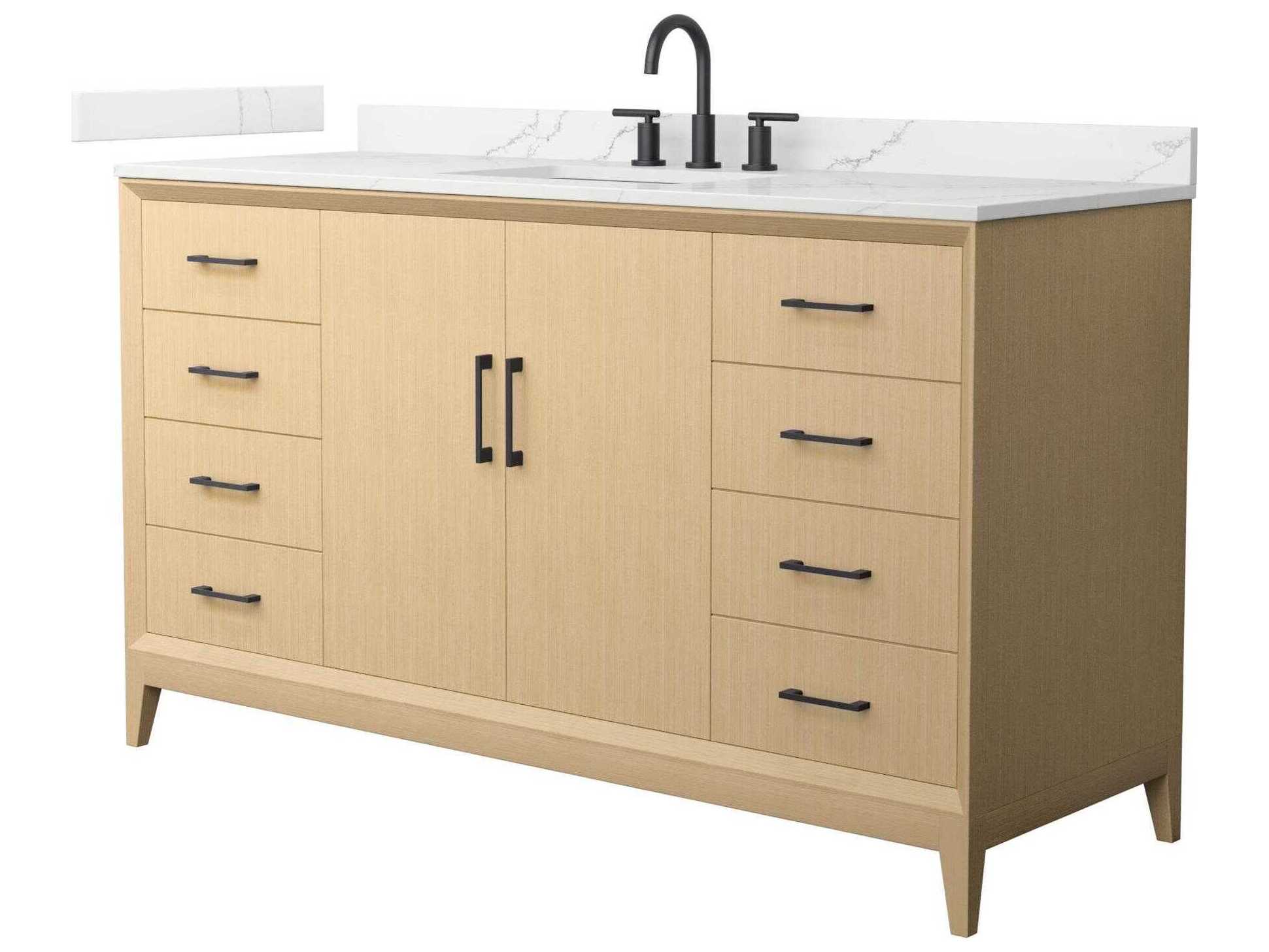 Wyndham Collection Janna 60" White Vanity