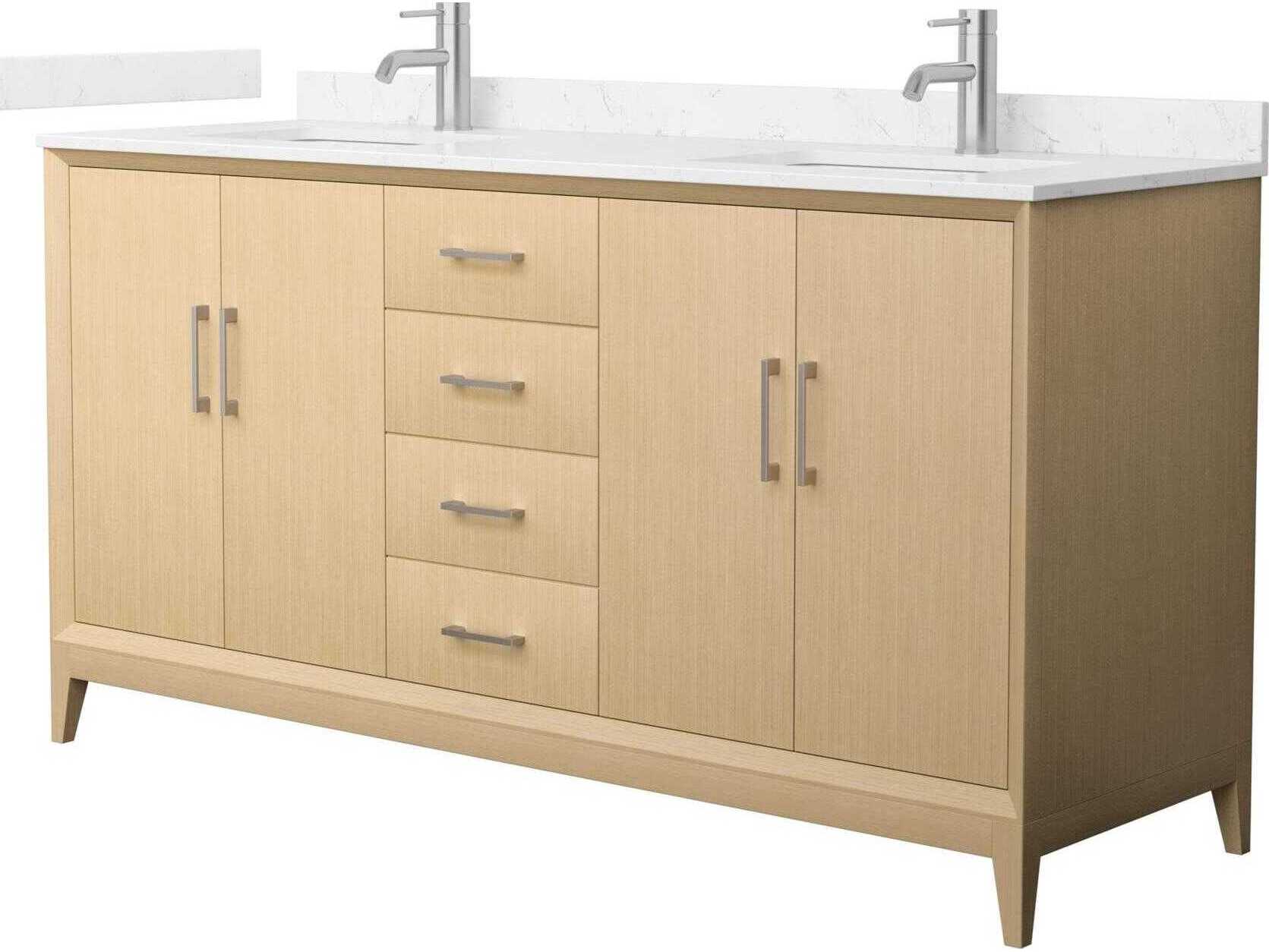 Wyndham Collection Janna 66" White Vanity