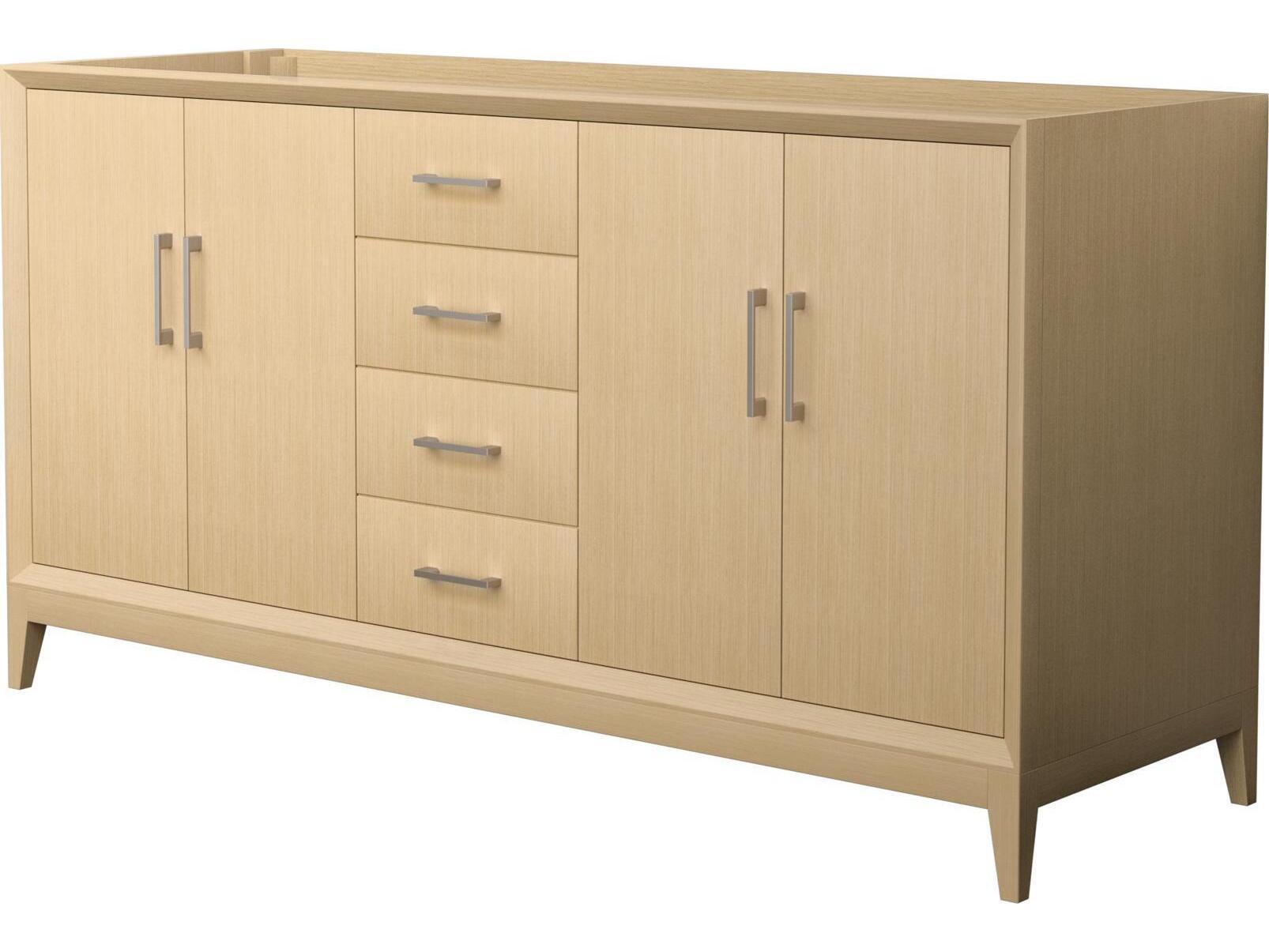 Wyndham Collection Janna 65" White Vanity