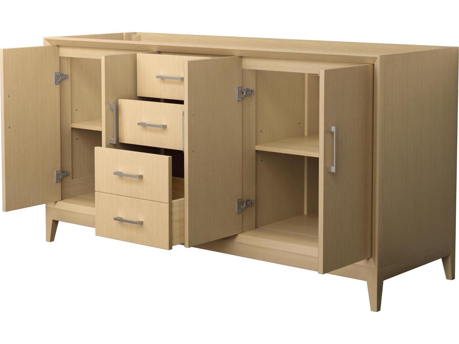 Wyndham Collection Janna 65" White Vanity