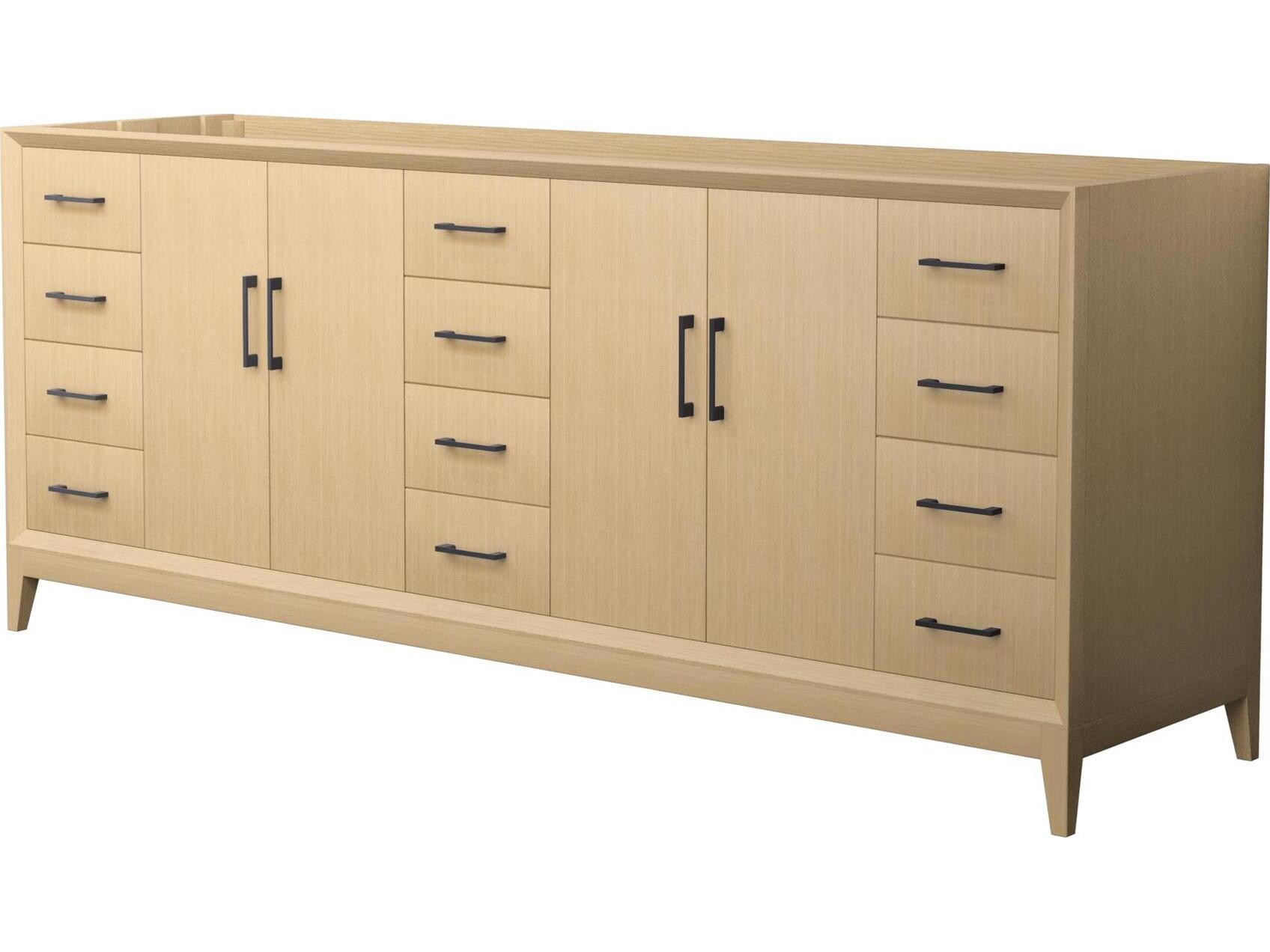 Wyndham Collection Janna 83" White Vanity