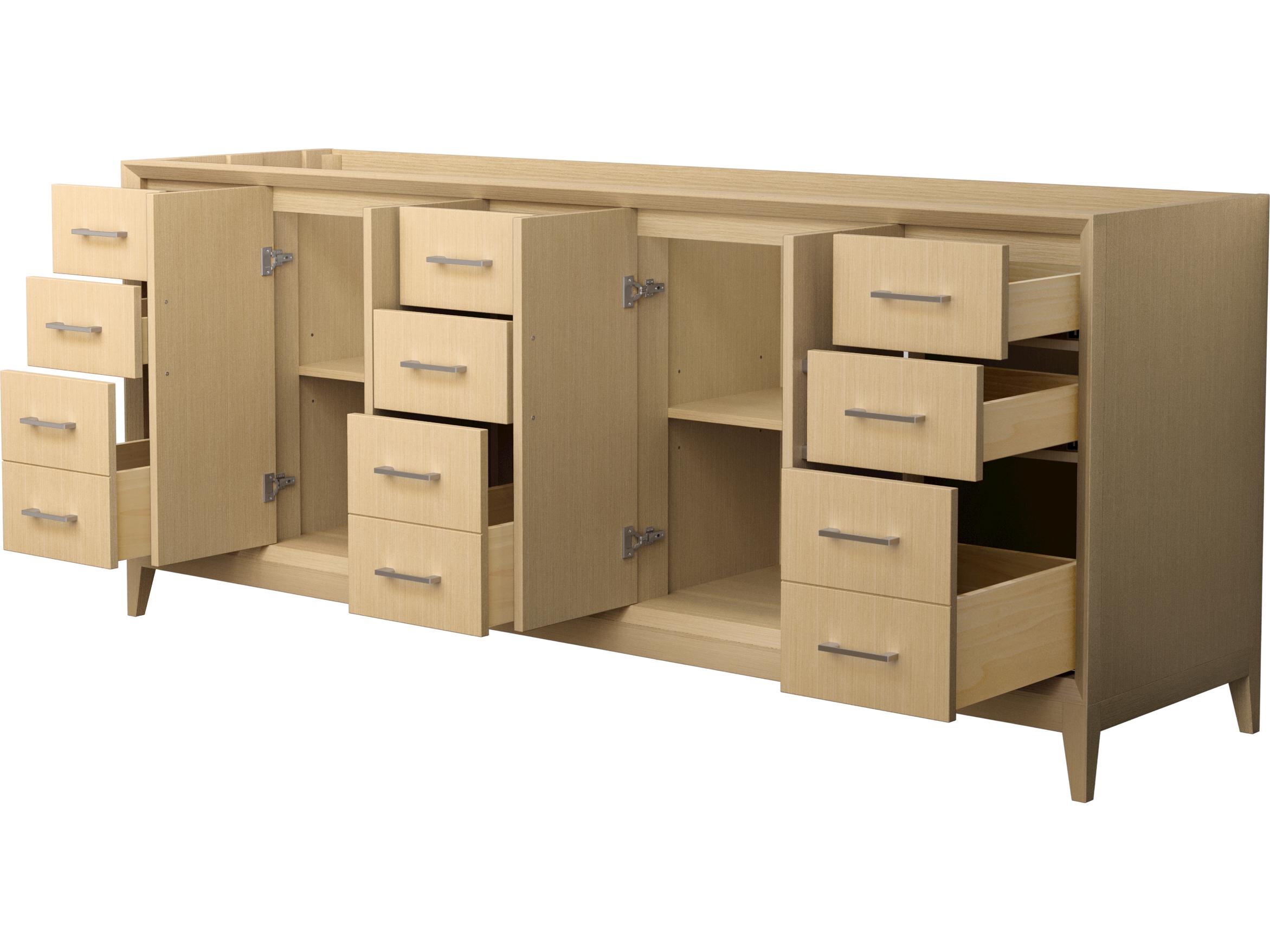 Wyndham Collection Janna 83" White Vanity