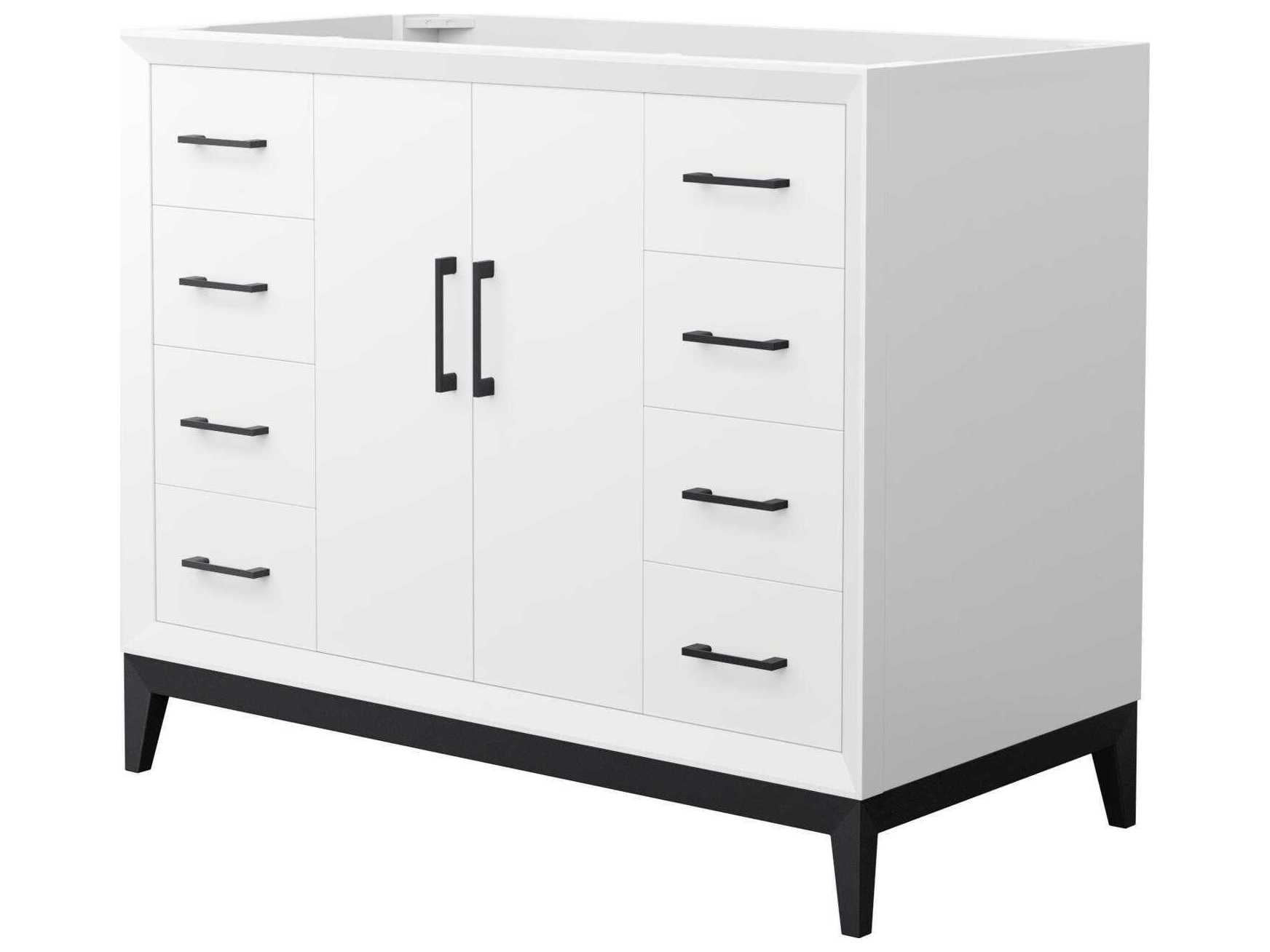 Wyndham Collection Amici 42" White Vanity