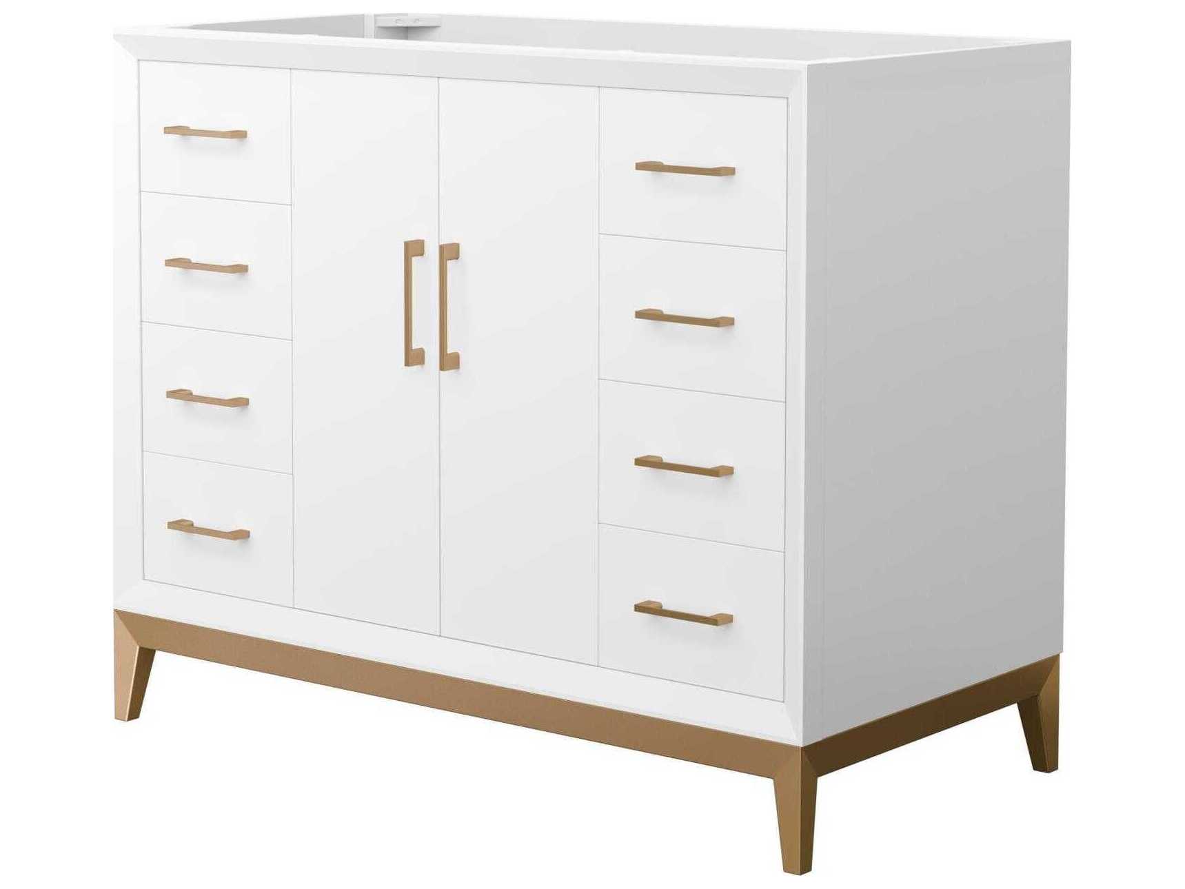 Wyndham Collection Amici 42" White Vanity