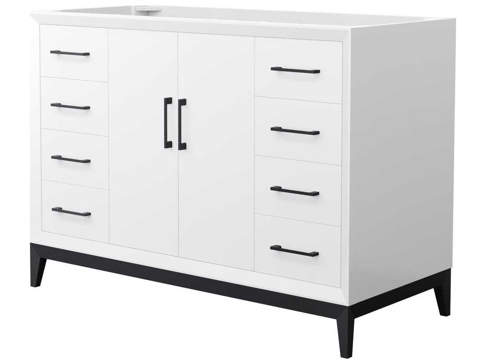Wyndham Collection Amici 47" White Vanity