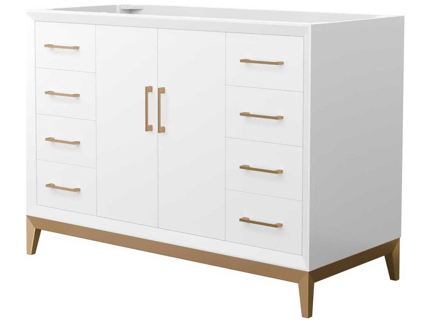 Wyndham Collection Amici 47" White Vanity