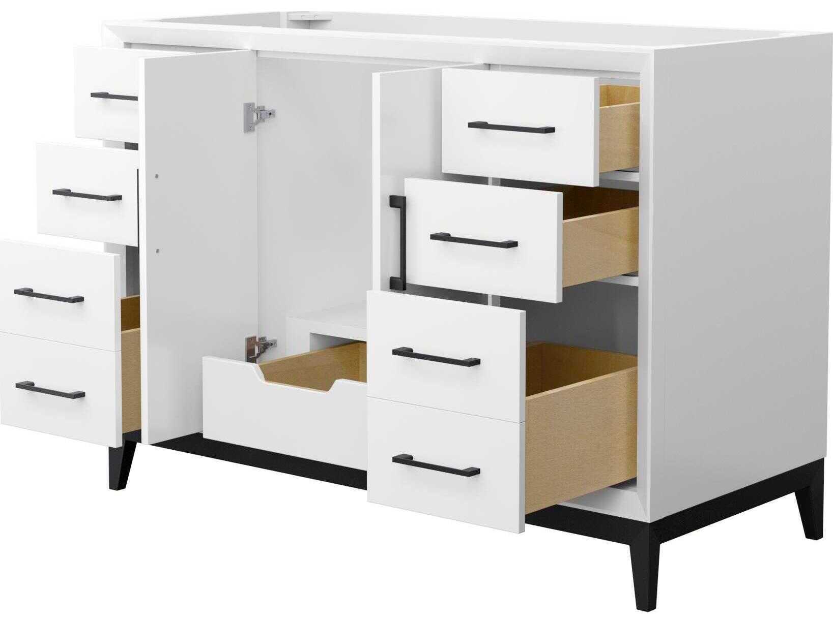 Wyndham Collection Amici 47" White Vanity