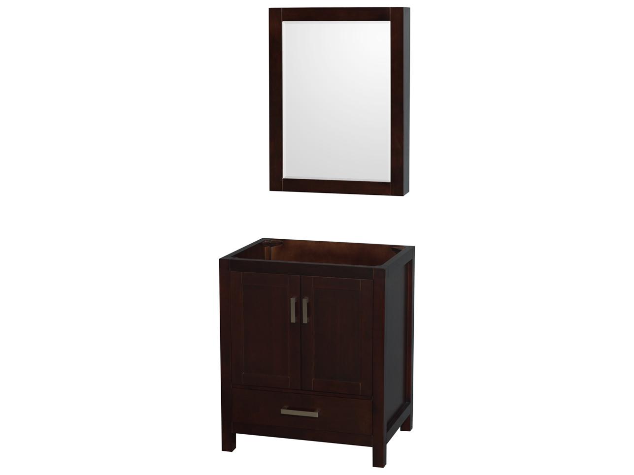 Wyndham Collection Sheffield 29" Espresso Vanity